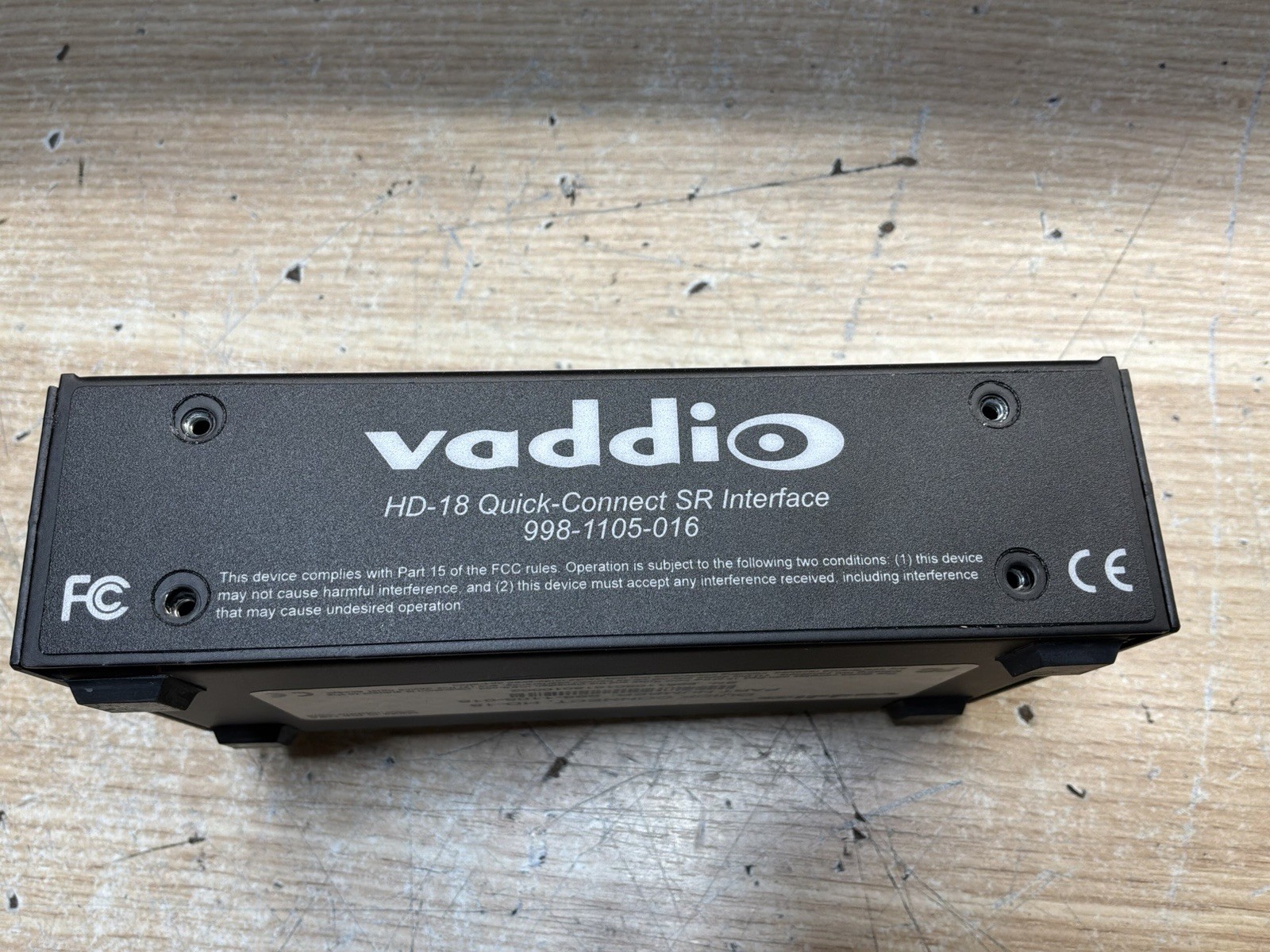 12 Vaddio 998-1105-016 Quick-Connect SR-Short Range Video Interface /JUA3559