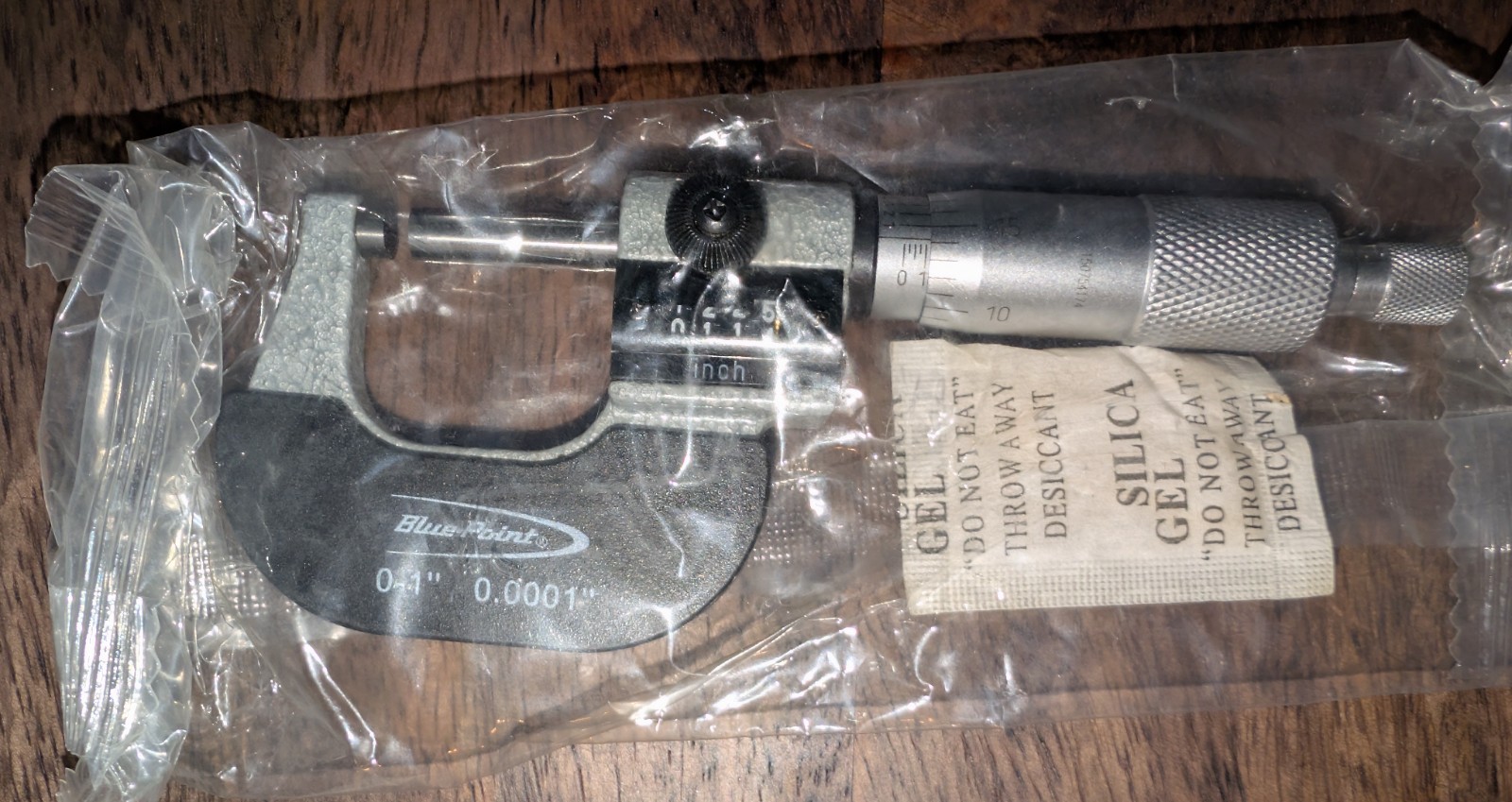 Snap-On Blue-Point 0-3″ Digit Micrometer Set NOS MIC103B (MISSING 1″ Standard)