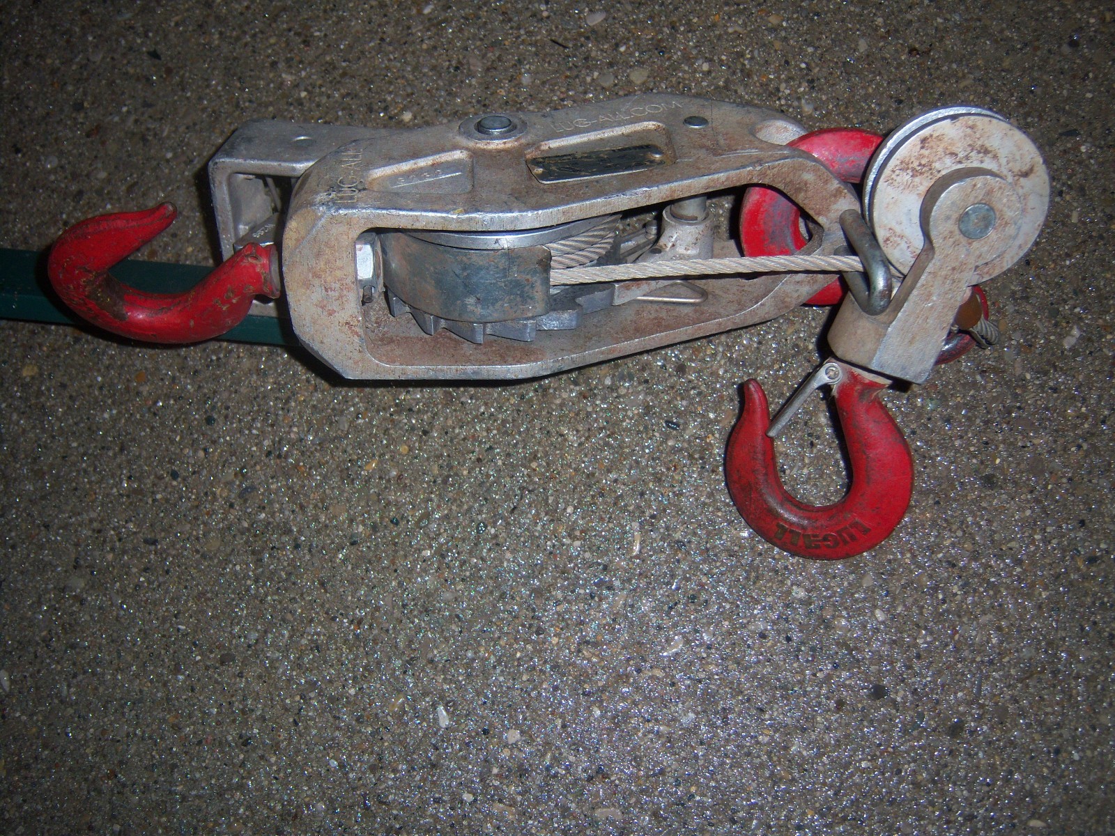NICE LUG-ALL MODEL 3000-10 1 1/2 Ton Hoist Come Along CAPACITY 3000 Lbs