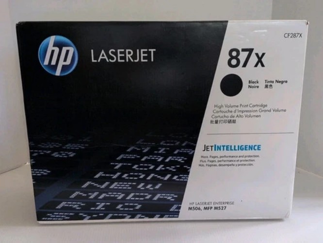 HP 87X Black High-Yield Genuine LaserJet Toner Cartridge CF287X OEM