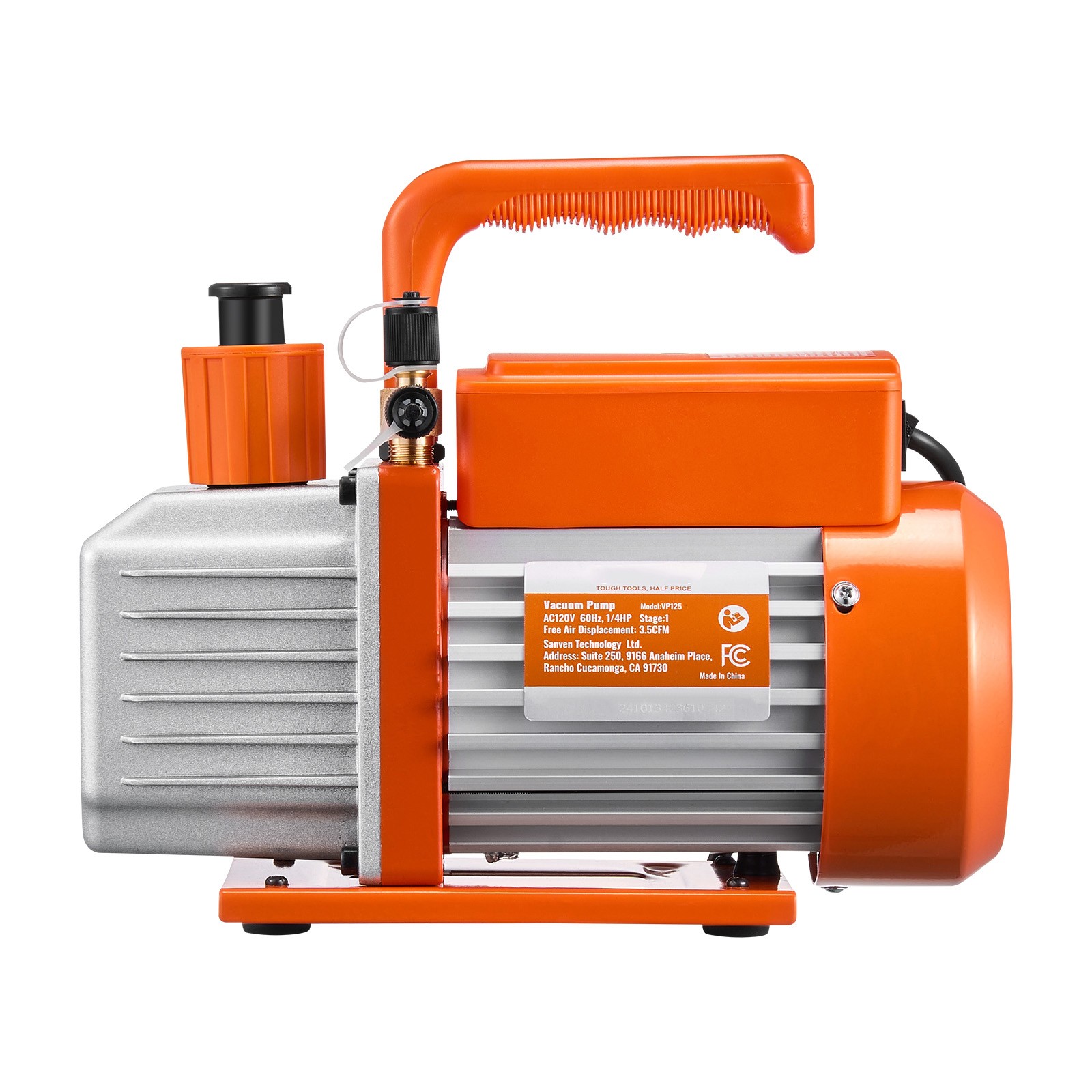 Uimoso Vacuum Pump 3.5CFM HVAC Single Stage Rotary Vane Vacuum Pump Oil Included