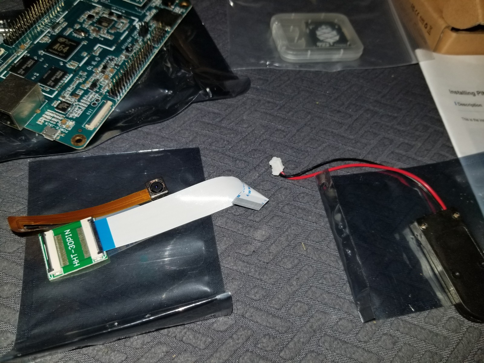 Pine64 PA64-1GB ARM Single Board Computer Development Board lot+Case+7″ Screen