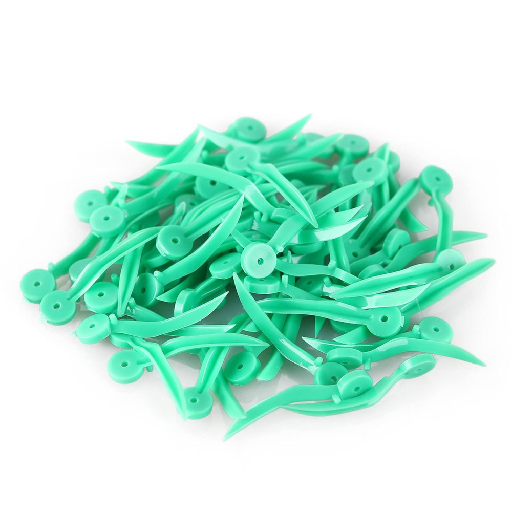 1000pcs Dental Plastic Wedges Wave Shape Diastema Wedge with End Circular Hole