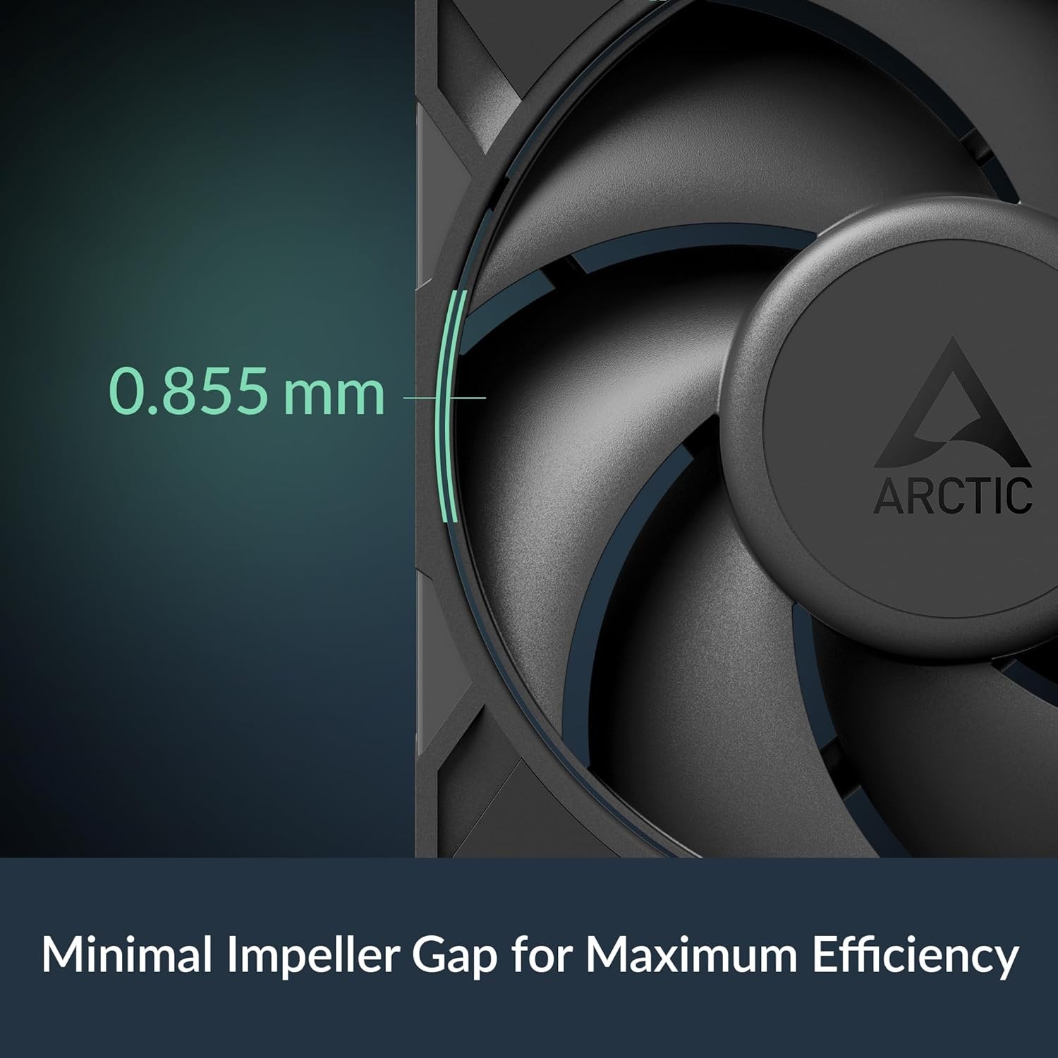 ARCTIC P12 Pro – Powerful Premium Fan, 120 mm PWM Fan, 600-3000 RPM, 0 RPM 5% P