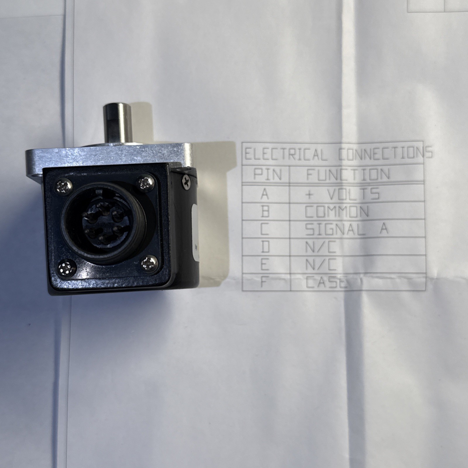 Rotary tach, Northstar H202002-1200 by Dynapar, NEMA 4 and 13, 3/8 shaft