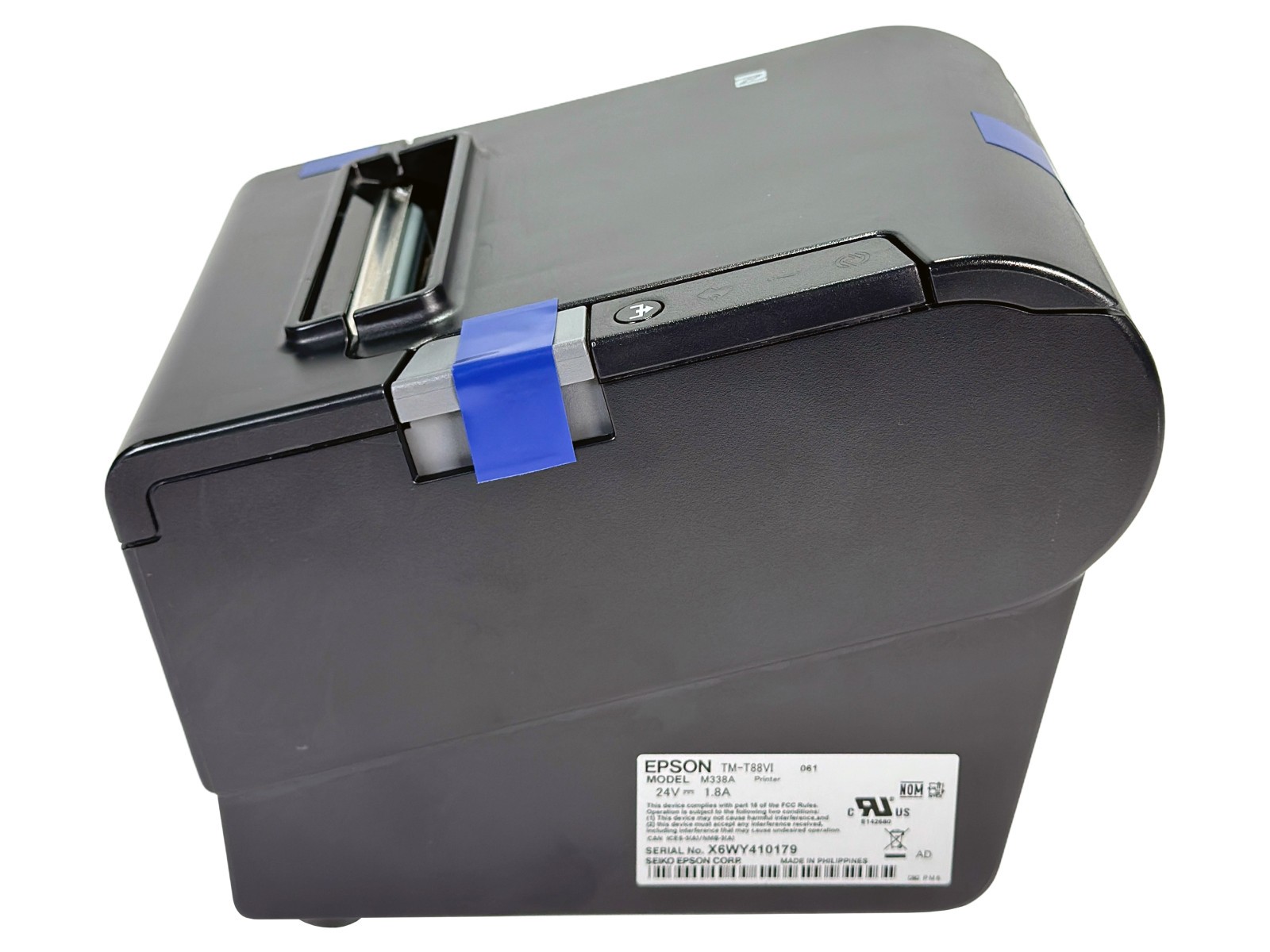 REFURBISHED Epson TM-T88VI POS Compact Thermal Receipt Printer LAN USB Square