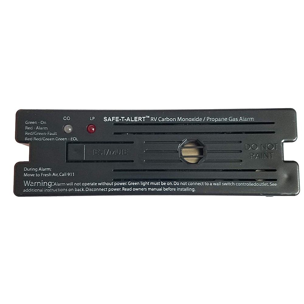 Safe-T-Alert Combo Carbon Monoxide Propane Alarm Surface Mount – Black
