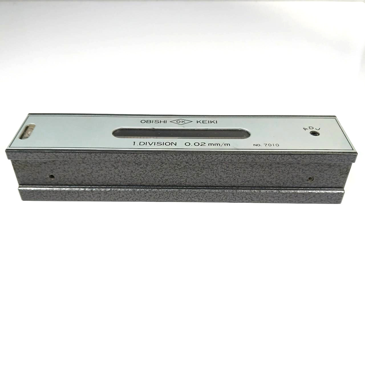 OBISHI KEIKI Precision Level 1DIV. 0.02mm/m No.7010 Machinist Tool JAPAN BA255T