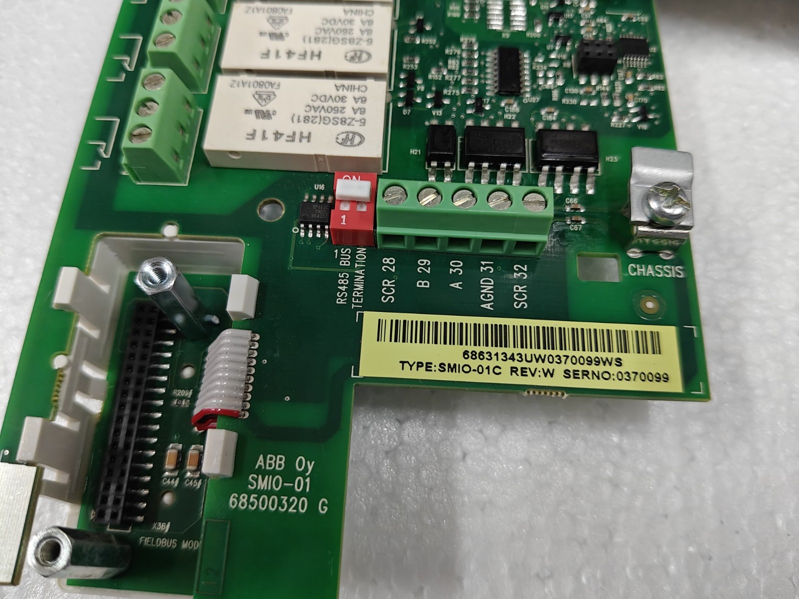 ABB SMIO-01C CONTROL CARD OF ABB ACS550 MODEL DRIVE,Free/Fast Delivery
