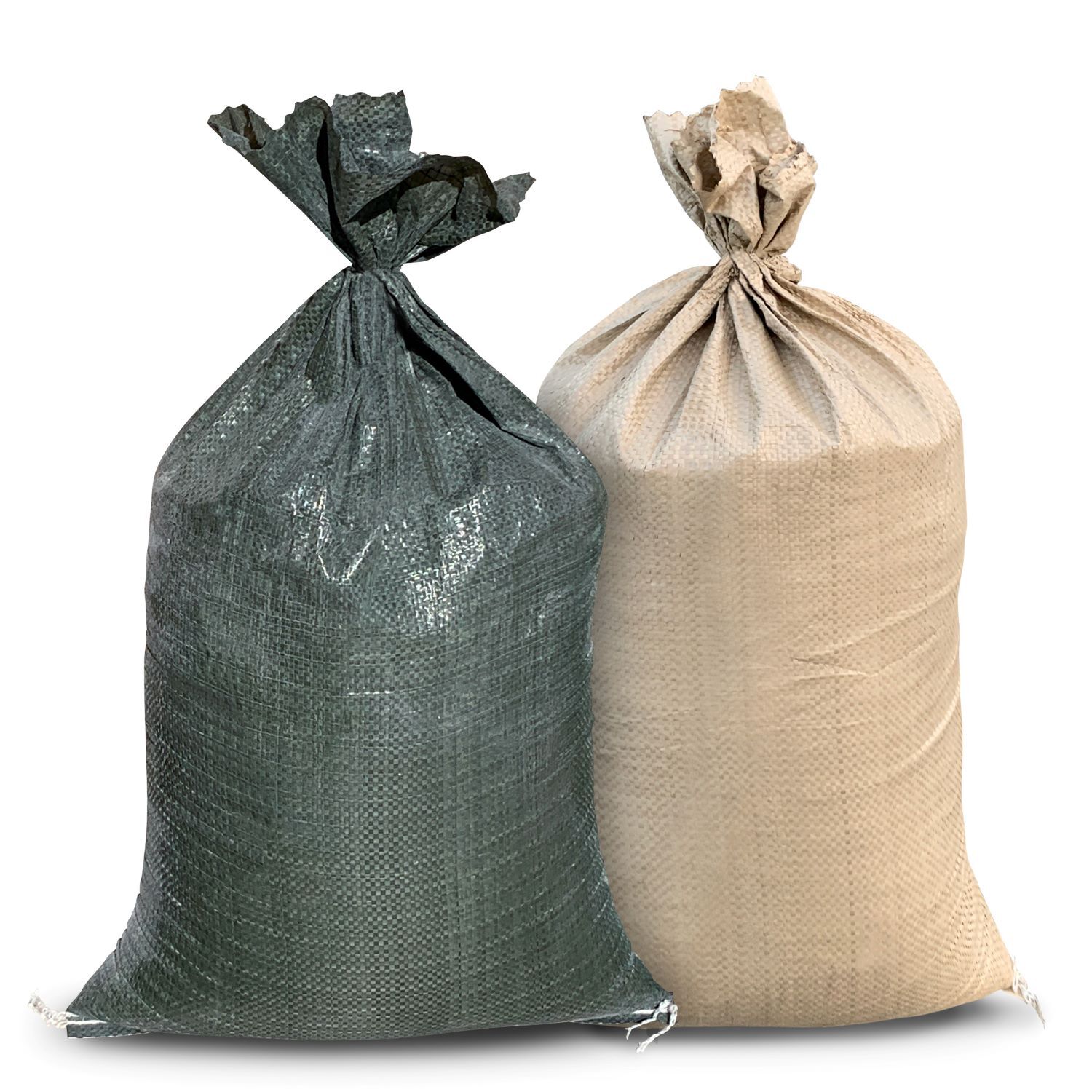 Sandbaggy Sandbags for Flooding – NO TIE STRING – 14″ x 26″, Empty