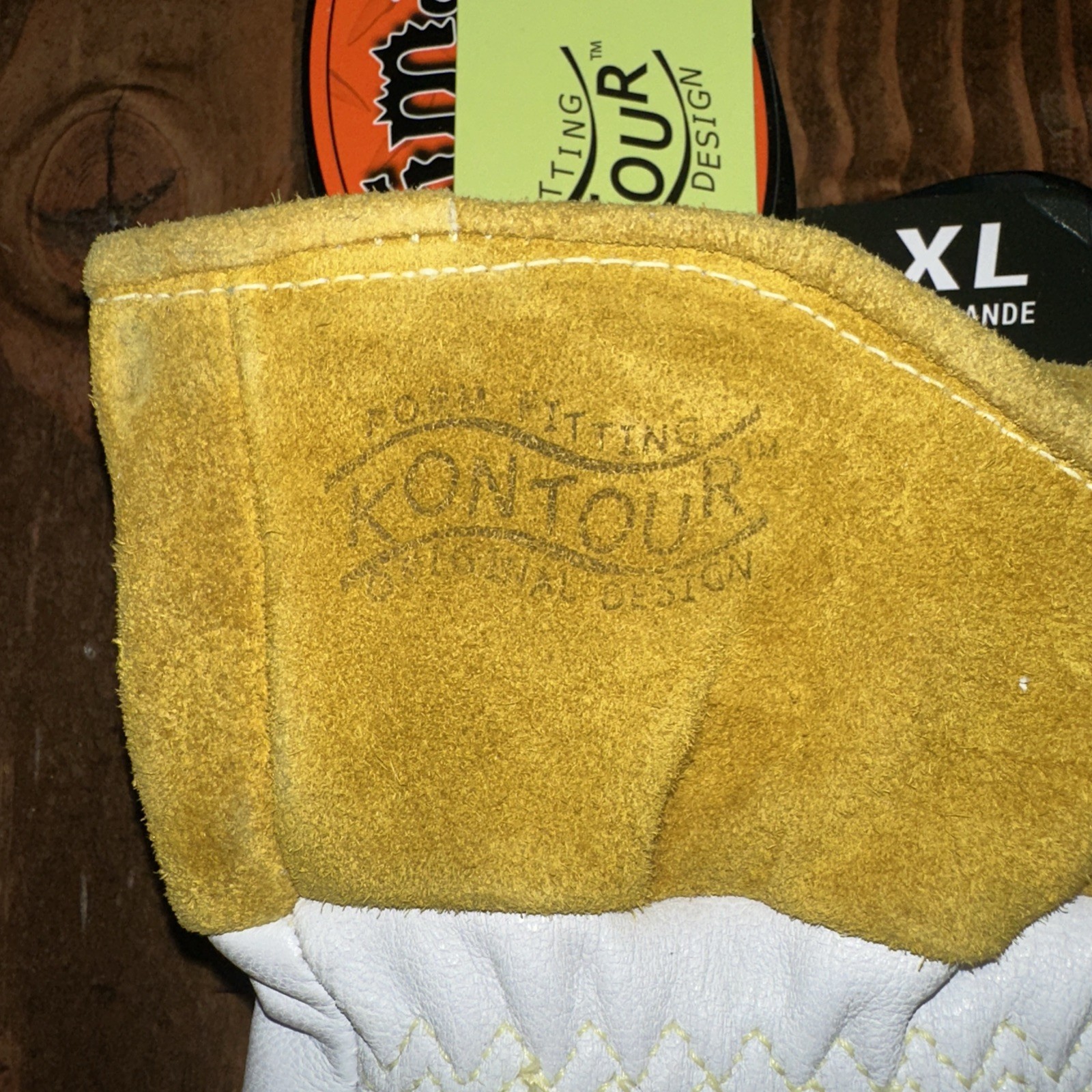 Caiman 1871-6 XL Welding Gloves Straight Cuff Wing Thumb Premium Goatskin New
