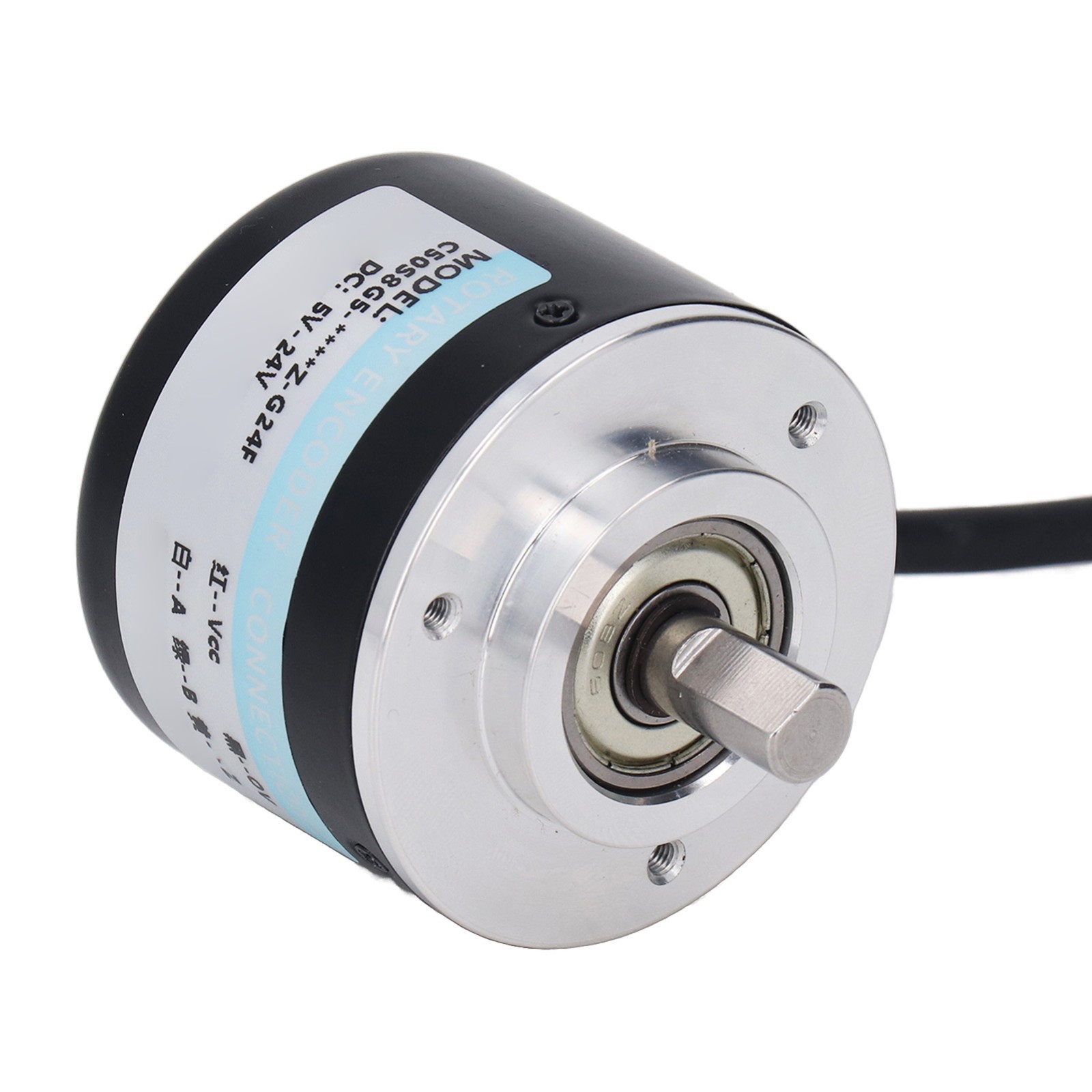 50mm PNP Incremental Encoder IP50 2-Phase DC5-24V 2000P/R for Control Systems