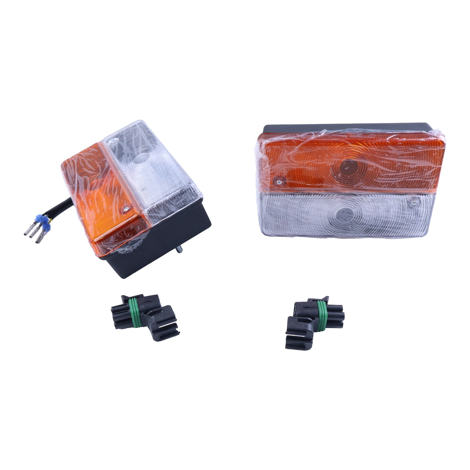 2X Front Side Light Lamp 700/30800 700/10700 for JCB 2CX 3C 3CX 3D 4CX 410 420