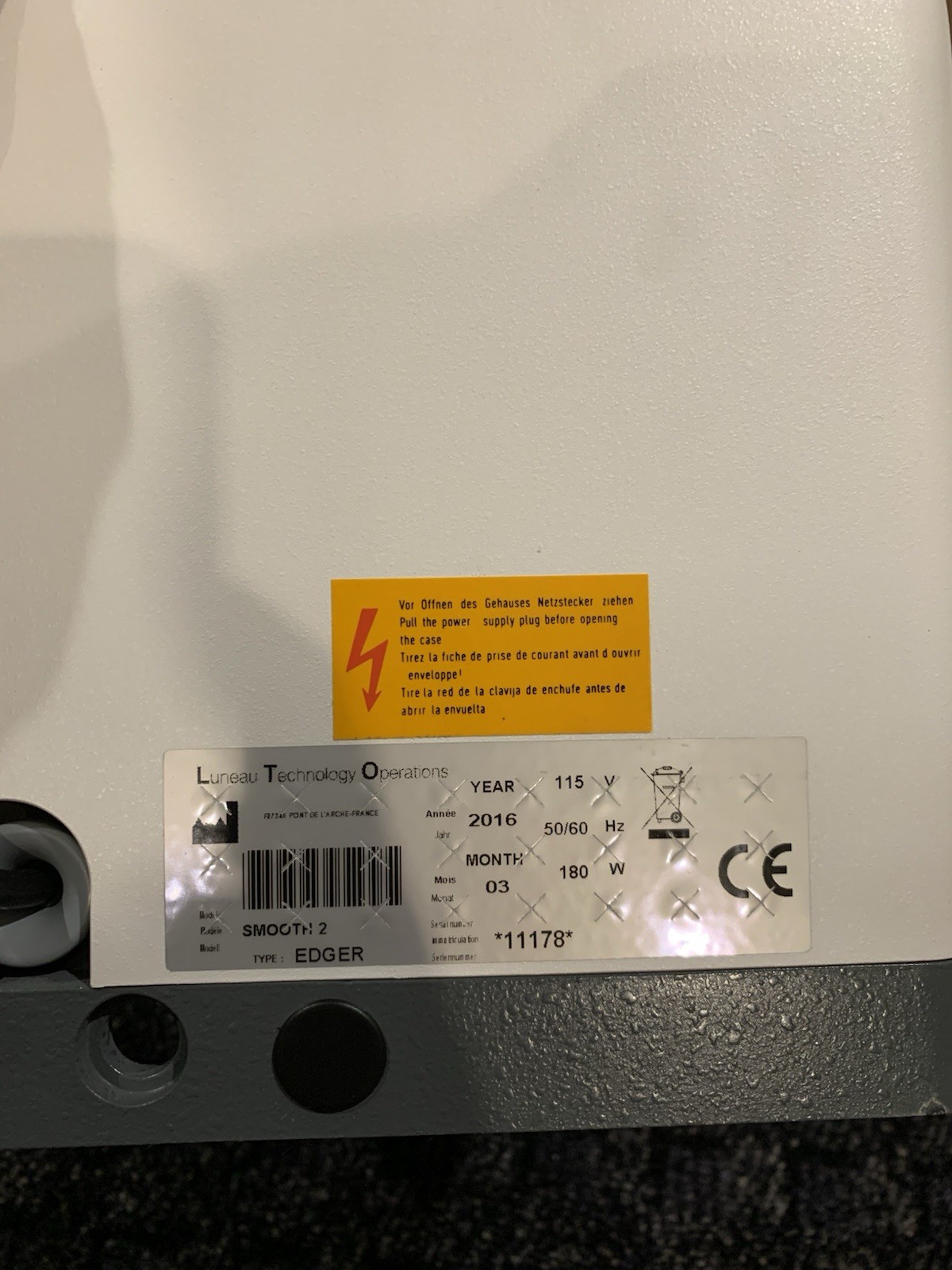Briot WECO Smooth II Hand Edger ( Luneau Technology, Visonix)