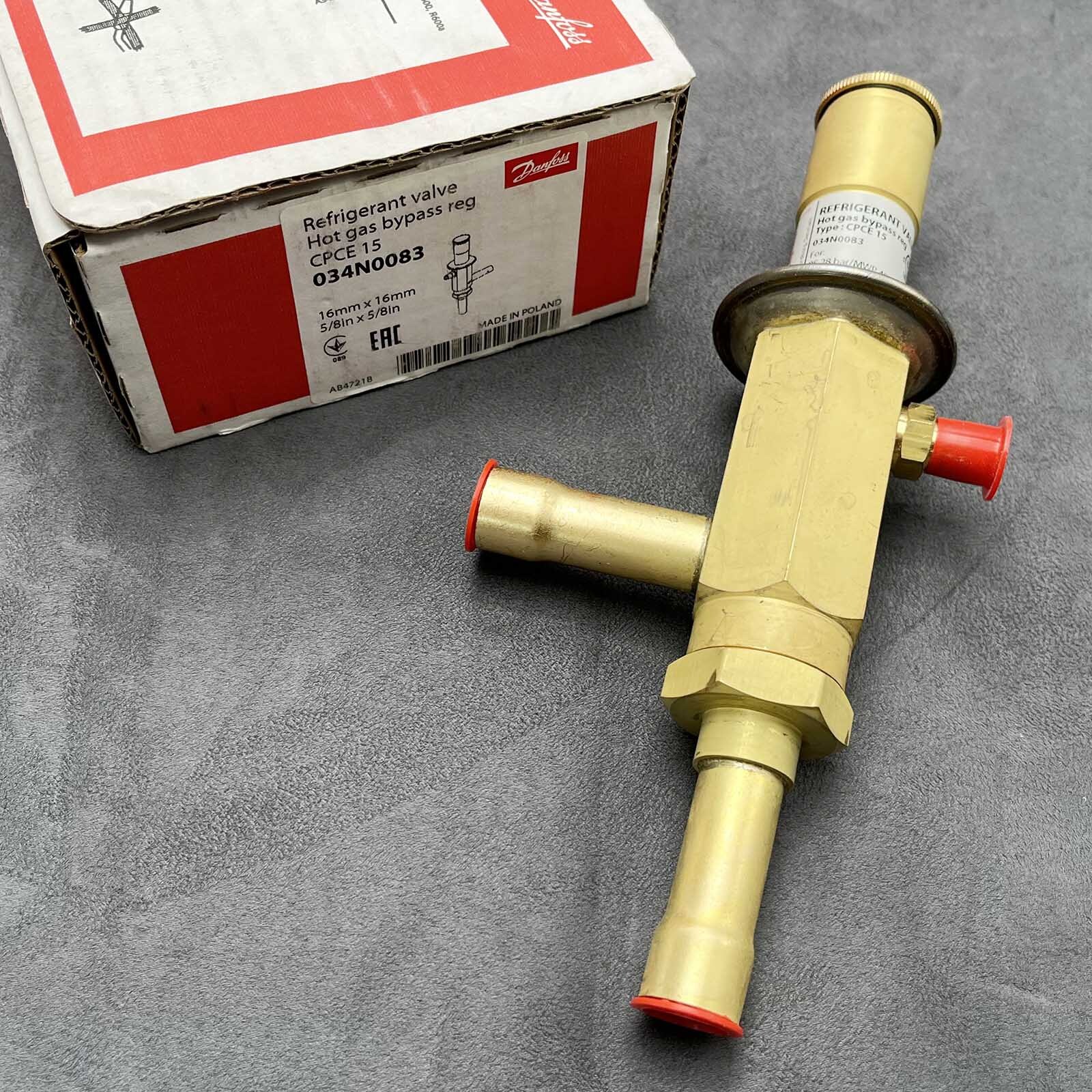 Brand New 034N0083 Hot gas bypass regulator for Danfoss, CPCE 15