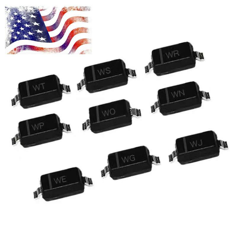 10 pcs 0805 SMD Zener Diode Kit 3V-24V 1N4148 SOD-323 US Ship