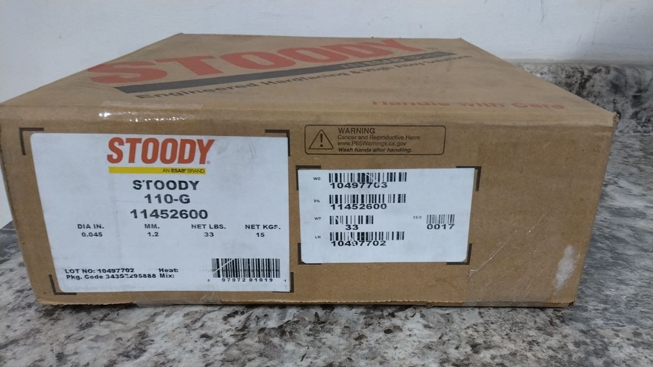Esab 11452600 0.045 In Wire Dia 33 Lb Weight Hardfacing Flux-Cored Wire