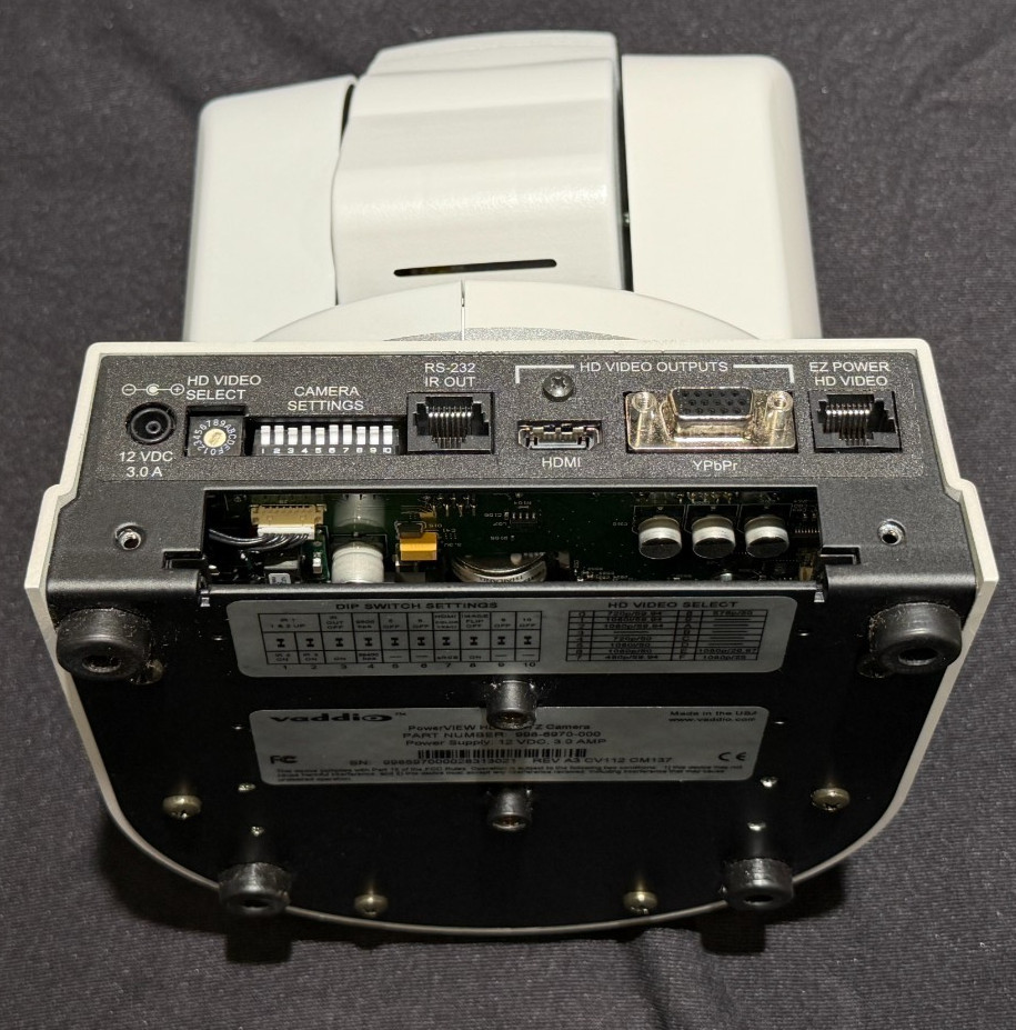 Vaddio PowerVIEW HD-30 PTZ Camera 998-6970-000 NICE!!!*
