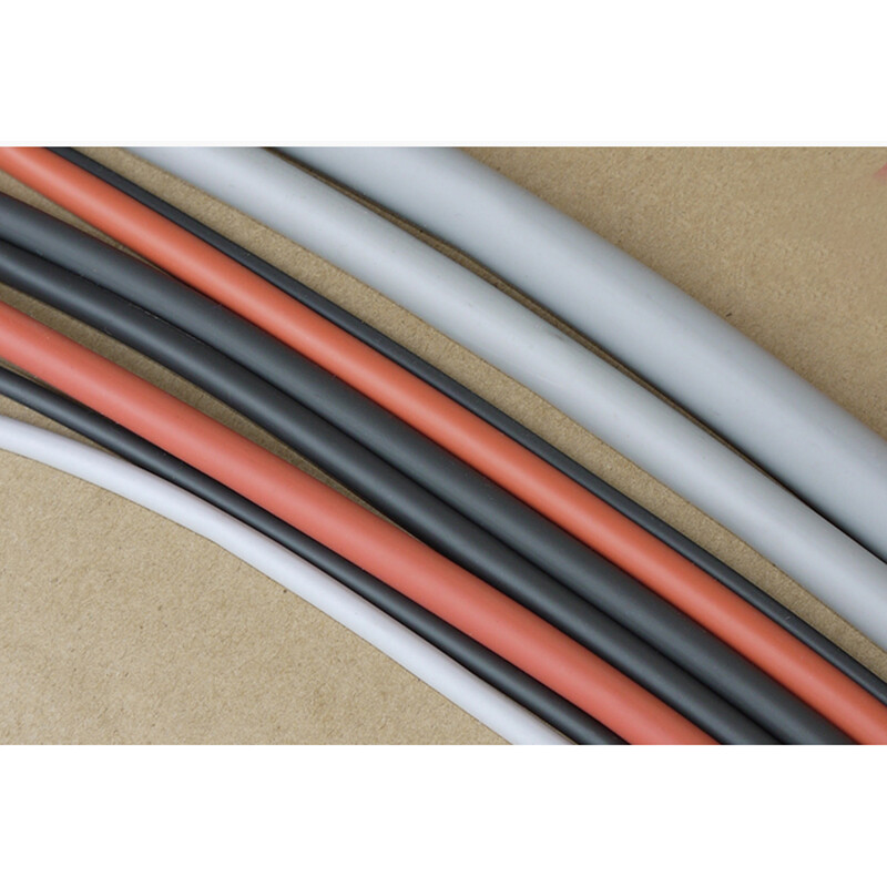 0.8-30mm Black Flexible Silicone Rubber Heat Shrink Tube 1.7:1 High Temp 200°C