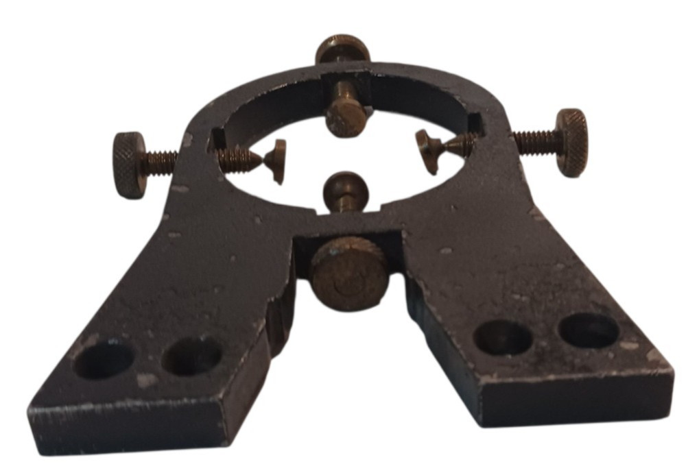Vintage 4-Screw 4-Pin Metal Working Woodworking Centering Tool Lathe Steady Rest