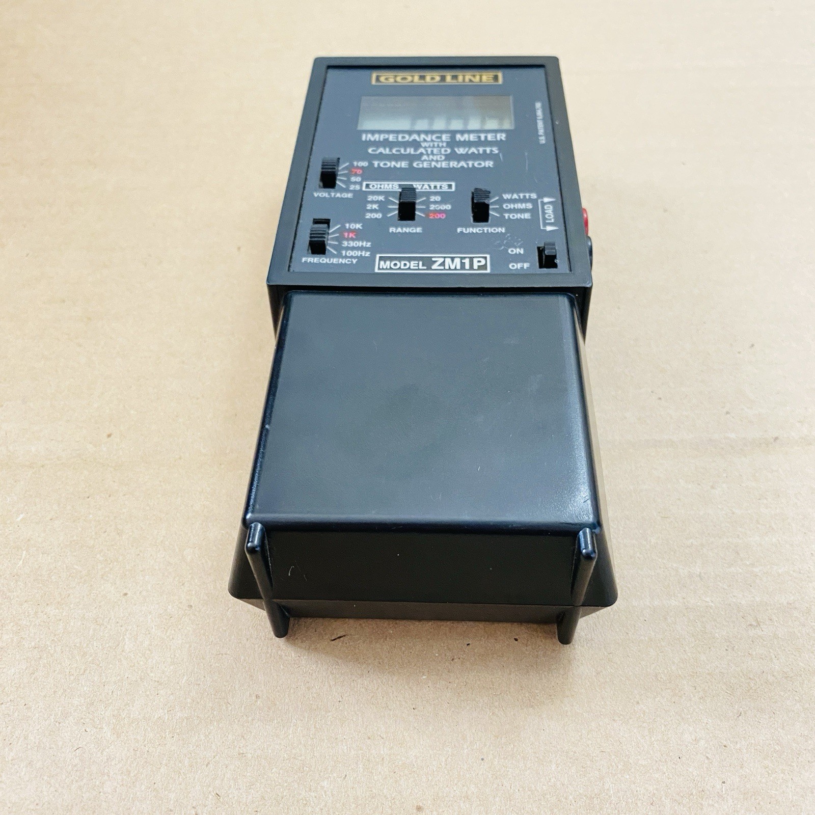 Goldline ZM1P Impedance Meter with Overload Protection – Meter Device ONLY