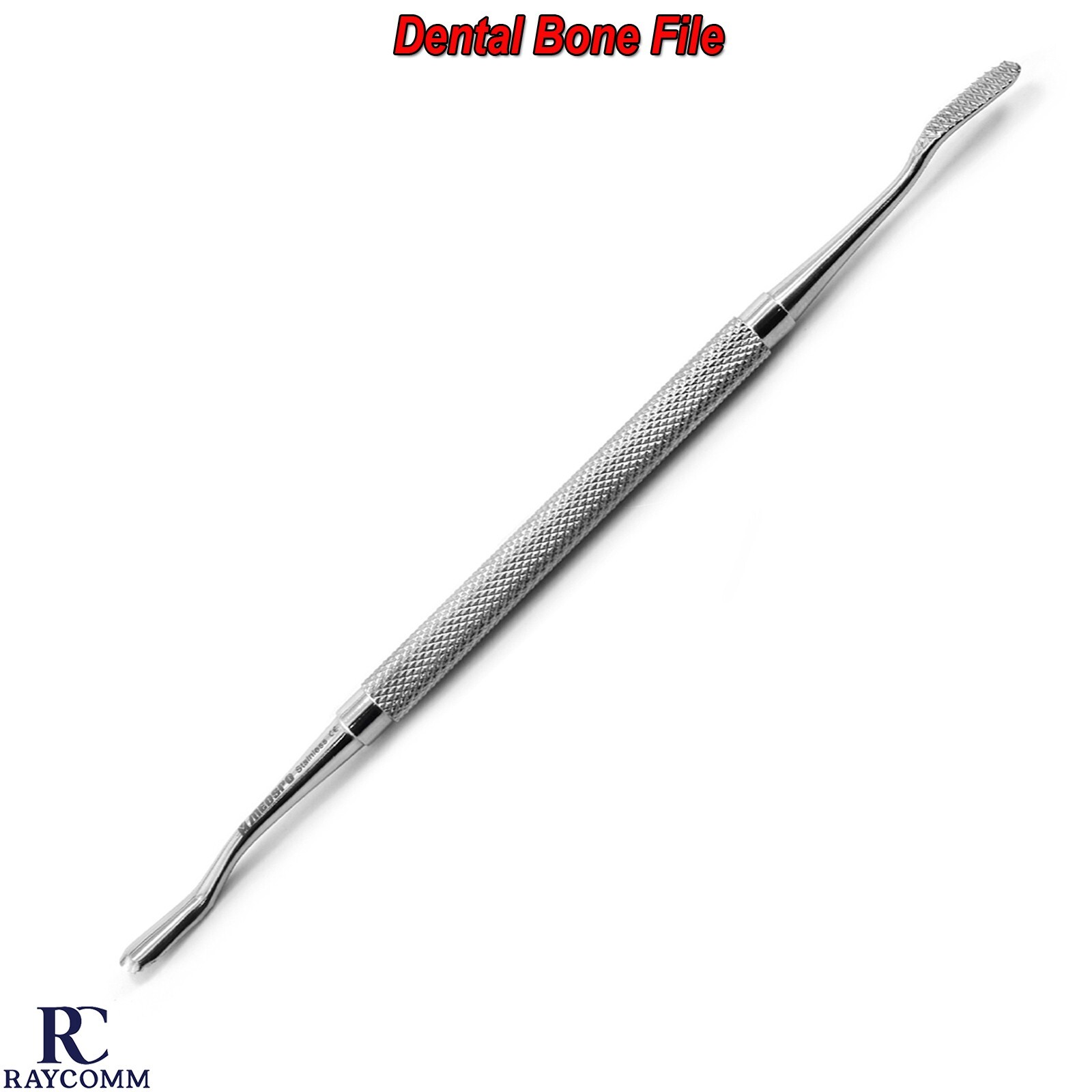 Surgical Dental Dentist Bone File Straight Shape Double Ended Medical Instrument