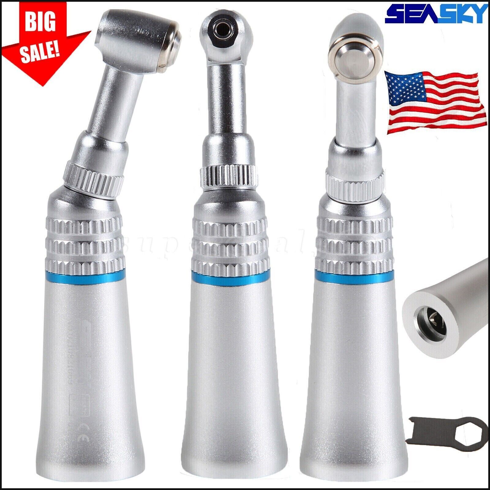 NSK Style Dental Slow Low Speed Contra Angle Handpiece Push Button E-type SEASKY