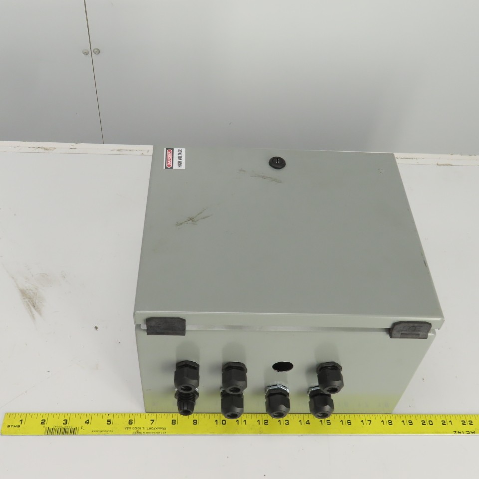 Saginaw Control SCE-12108BELJ 12″ x 10″ x 8″ Electrical Enclosure W/Backplate