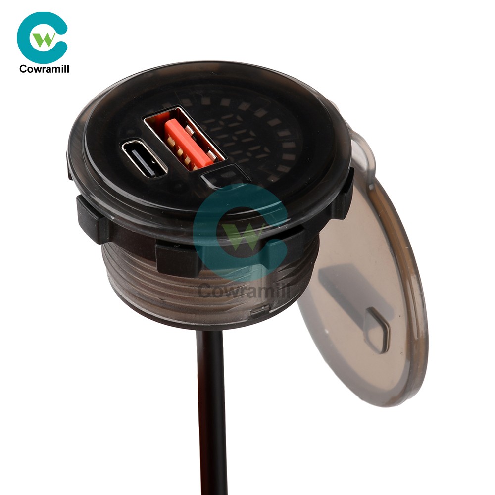 DC 7-30V Waterproof Digital Voltage Battery Capacity Level Indicator Voltmeter