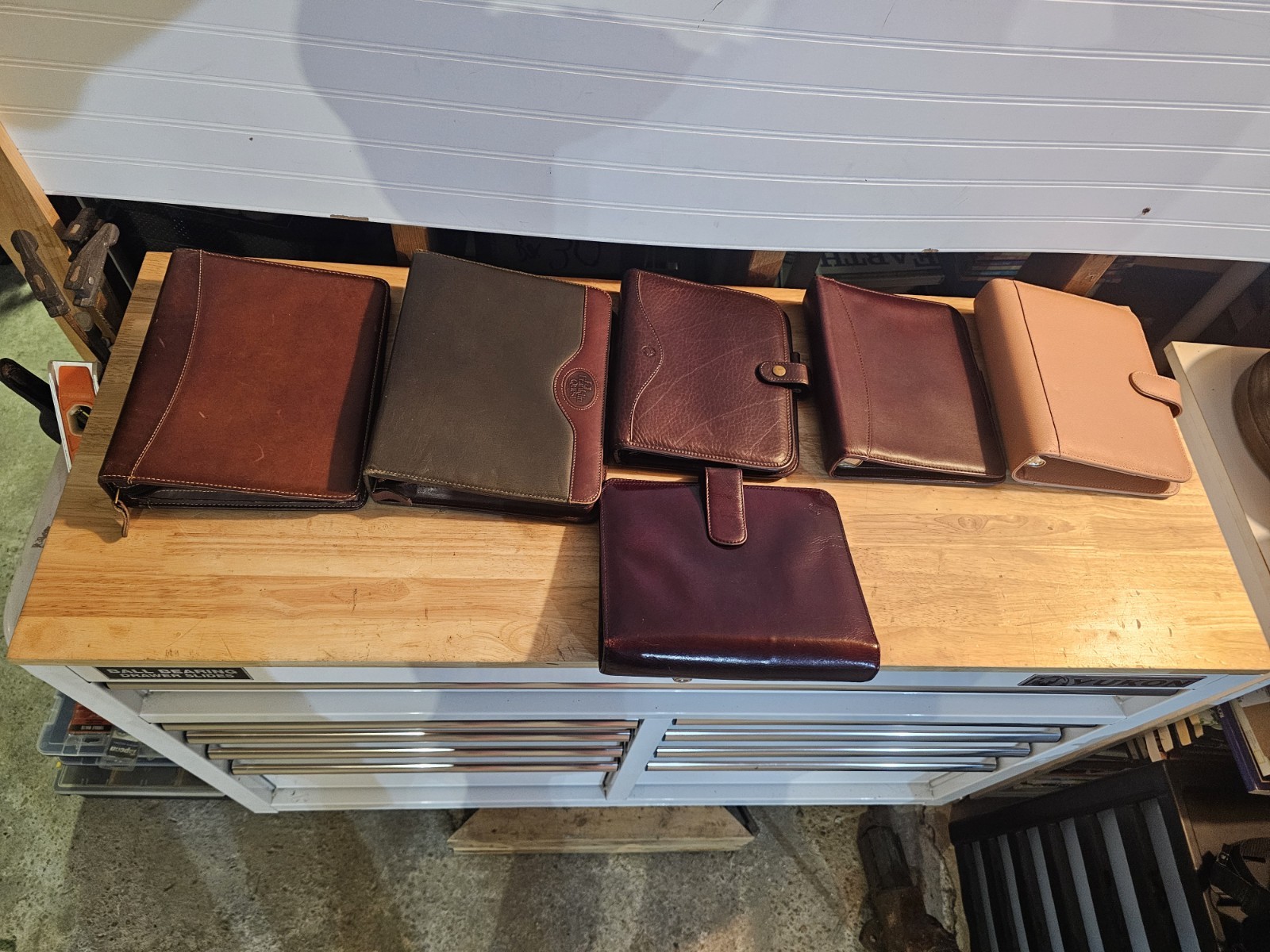 Lot of 6 Vintage Franklin Quest & Franklin Covey Leather Planner Binders…
