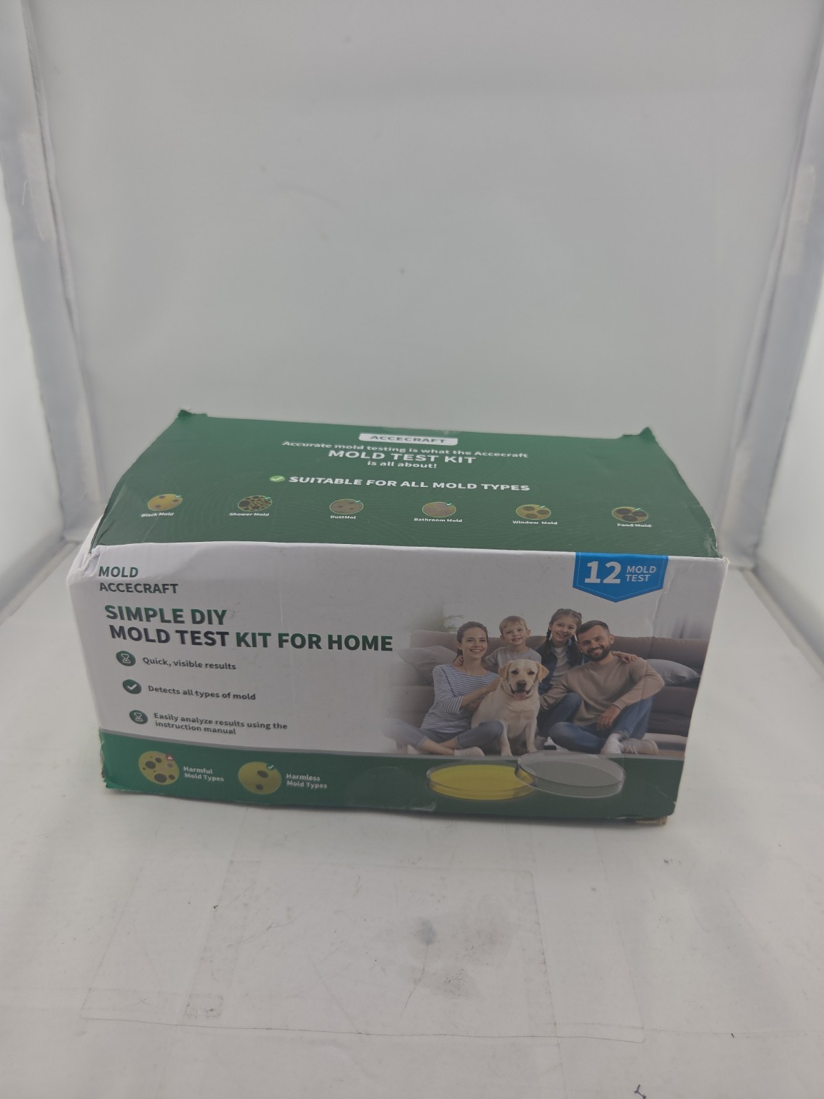 Accecraft Mold Test Kit for Home – 12 Mold Test New Free Shipping