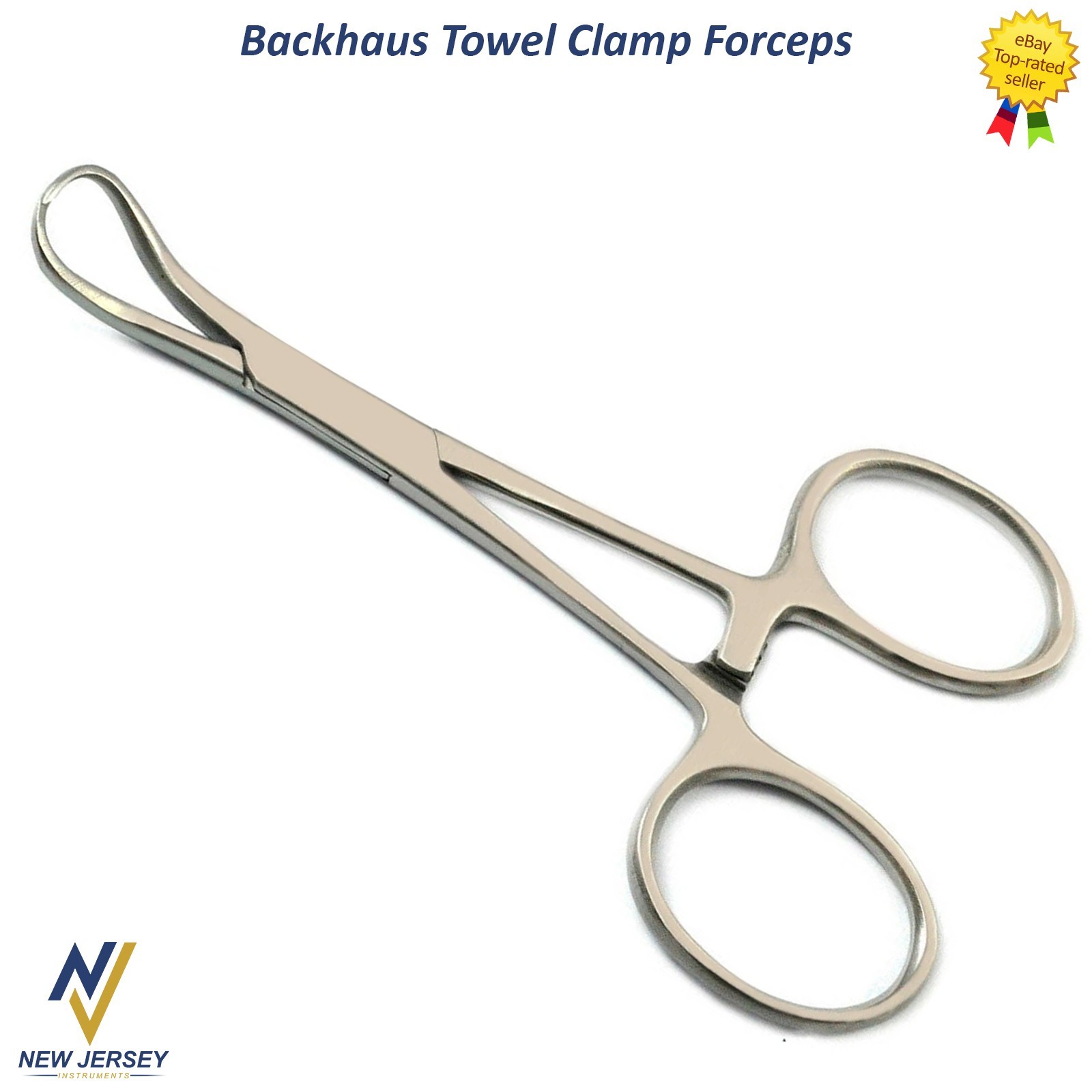 Backhaus Towel Clamp Forceps Grasping Tissue Surgical Vets Hemostatic Pliers