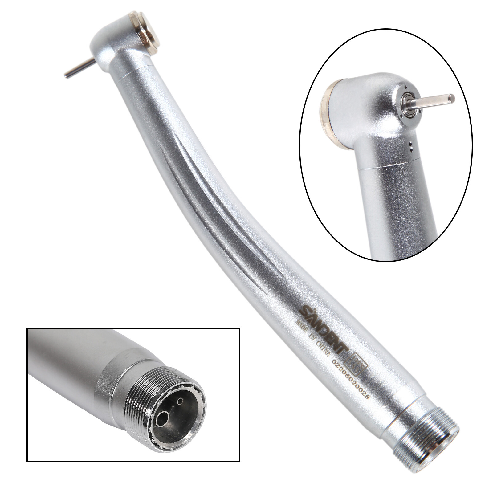 1-5X SANDENT NSK PANA MAX Style Dental High Speed Handpiece Push 2 Holes Borden