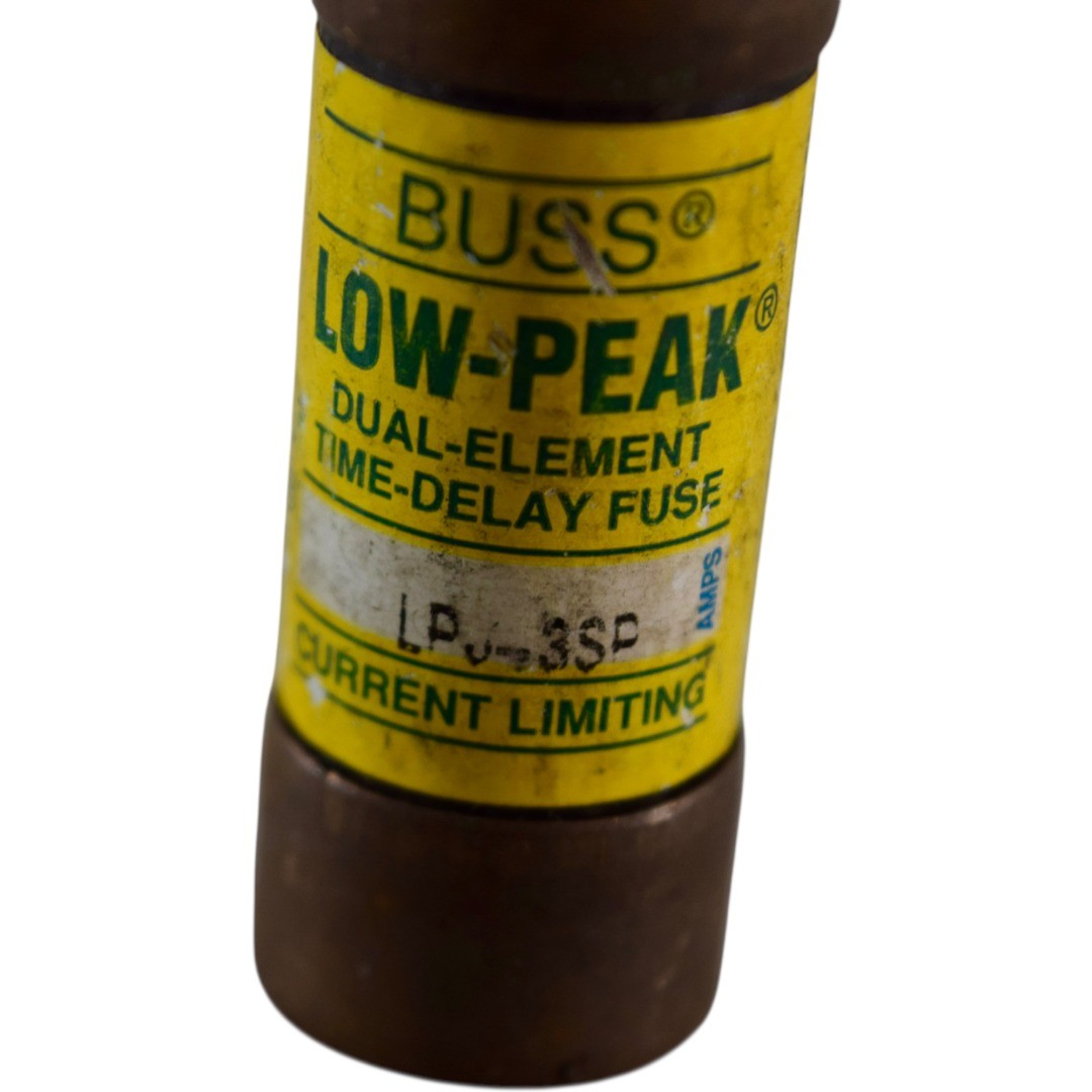 Bussmann LPJ-3SP Low-Peak Time-Delay Fuse Class J 3 Amp 600VAC Current Limiting