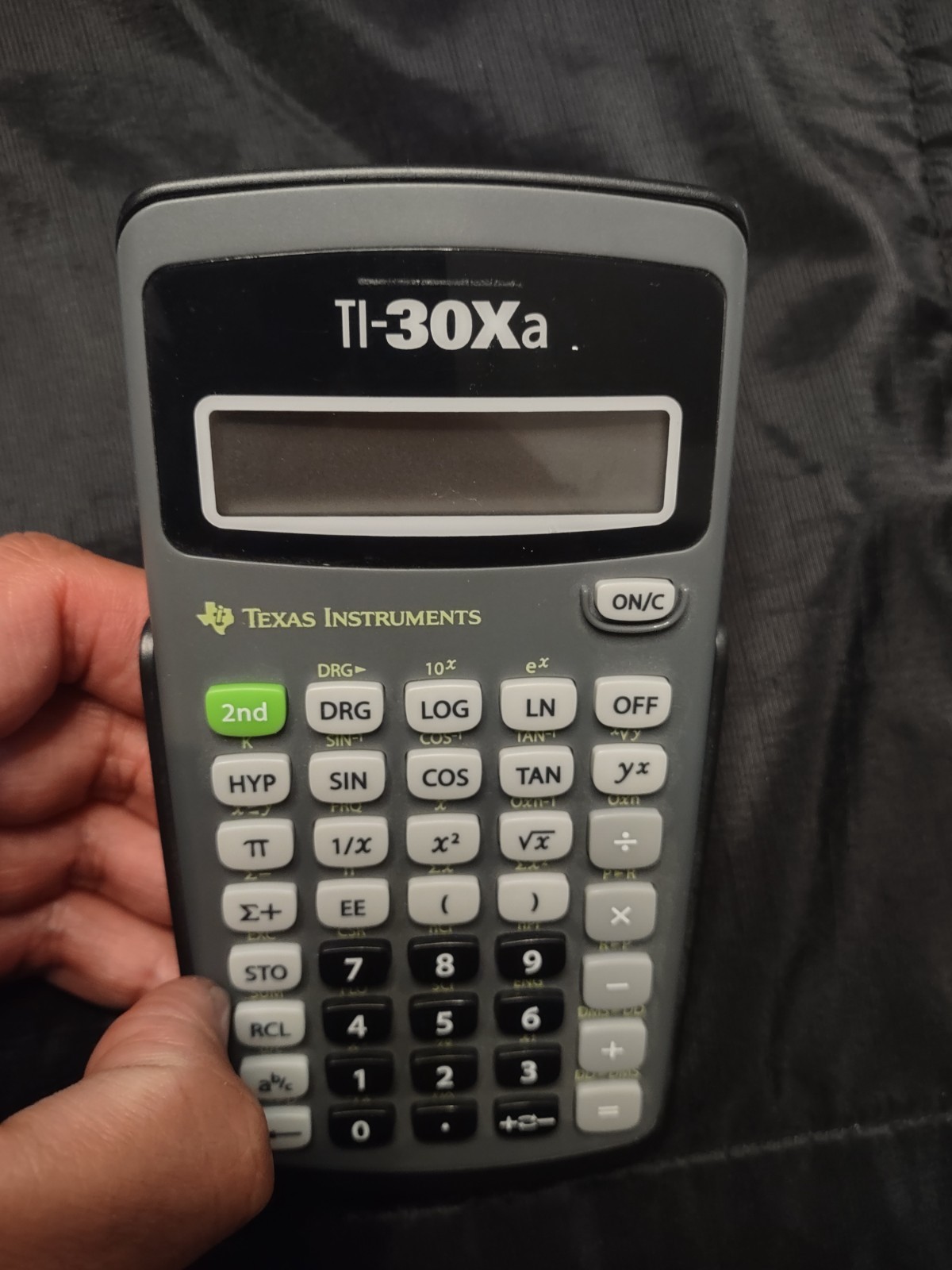Texas Instruments TI-30Xa Scientific Calculator Powered w/ Cover TESTED