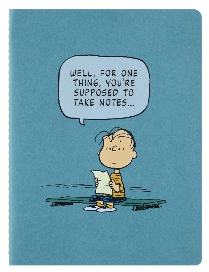 New! MOLESKINE Peanuts LINUS Ruled Notebook • 120 Pgs • Cahier Journal