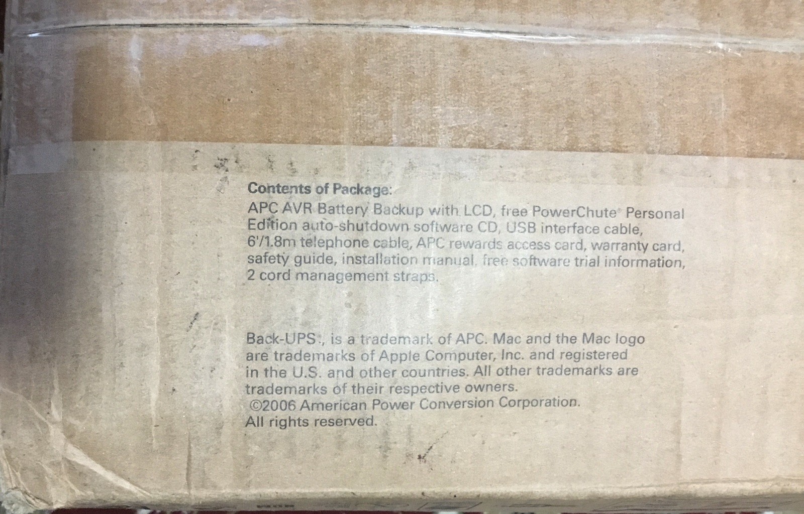 APC Back-UPS RS Series Battery Backup, 1500 VA, 865W, Tower Battery-Never Used