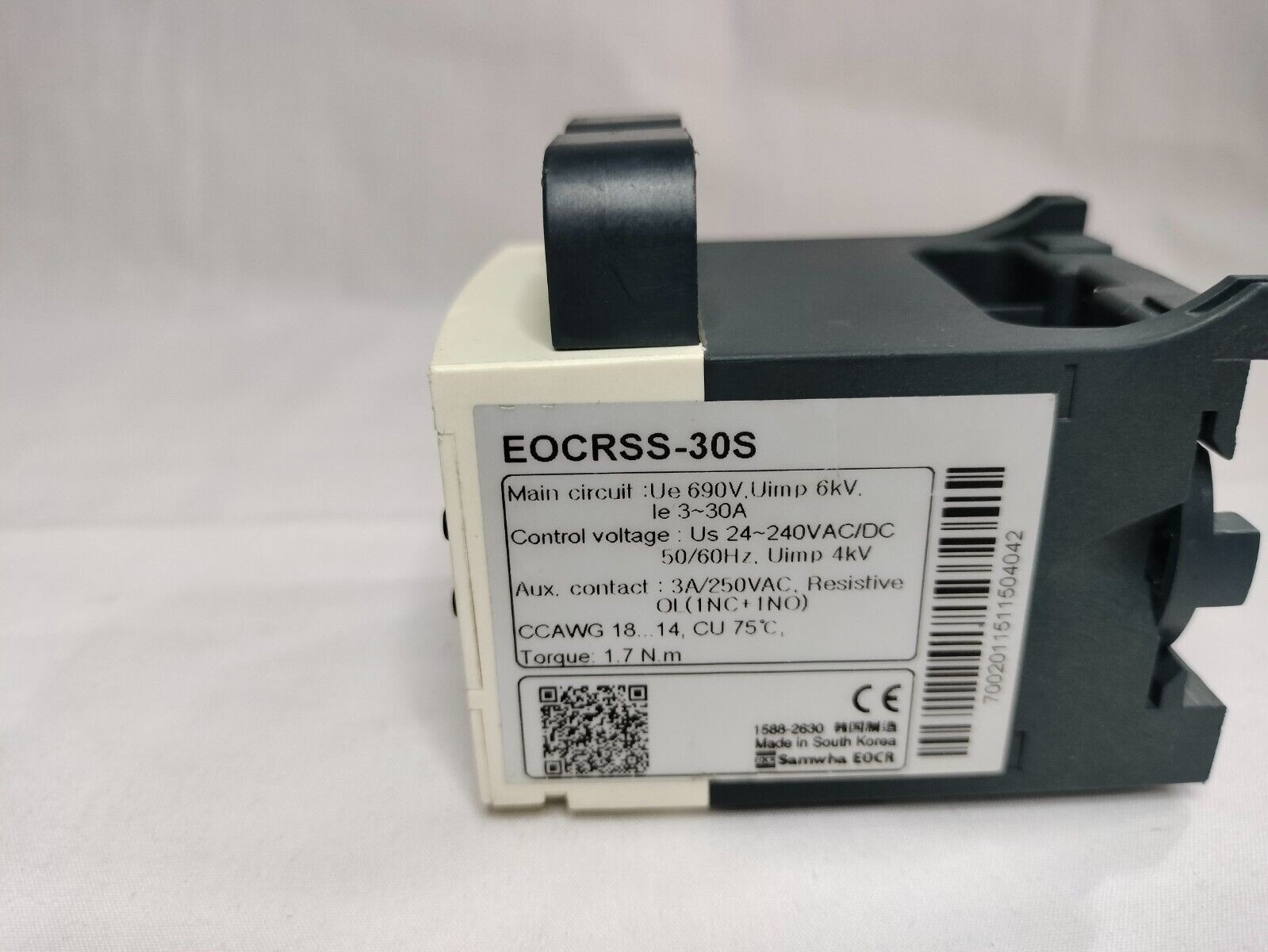 Schneider Electric EOCRSS-30S EOCRSS30S Electric Over-Current Relay