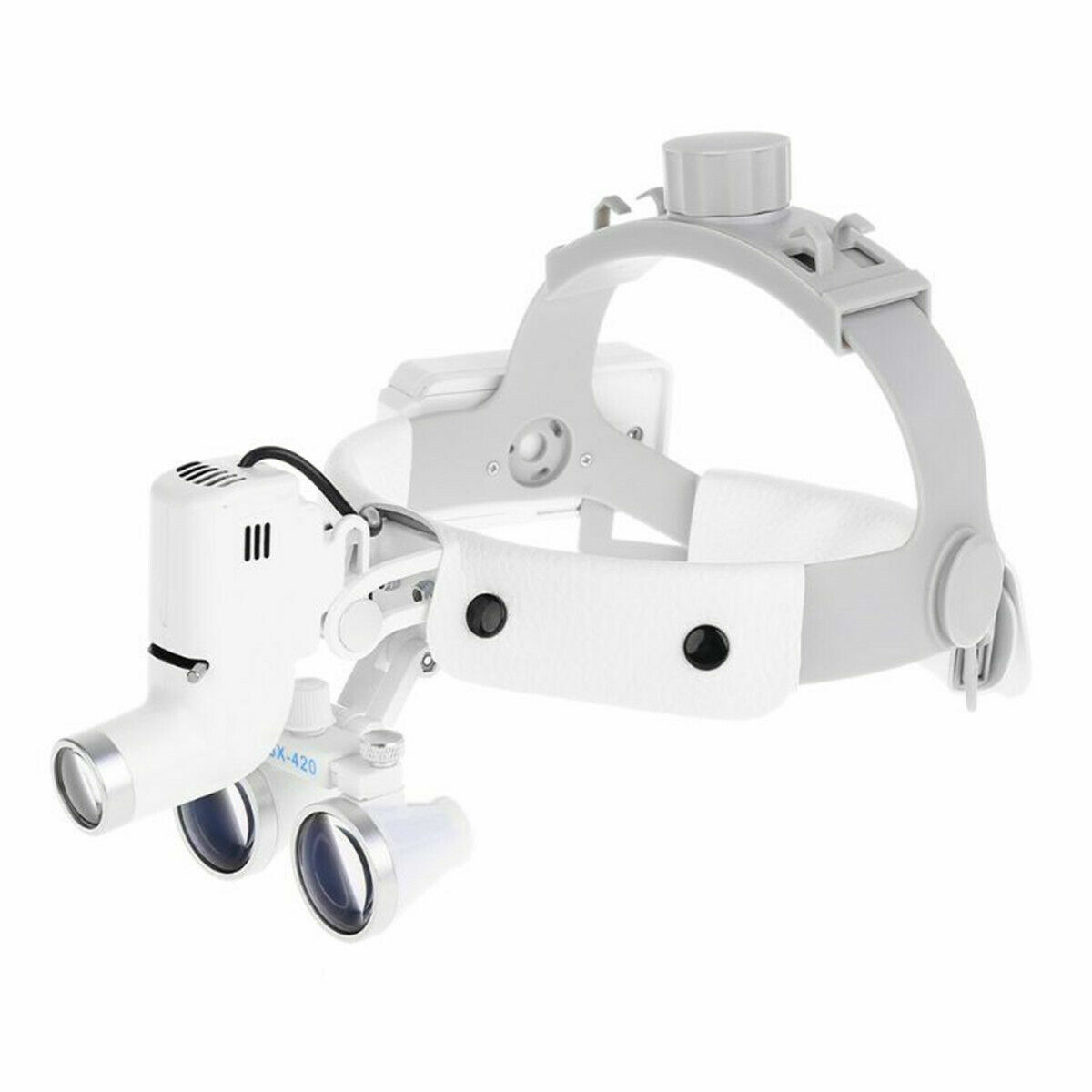 DY-106 3.5X Surgical Loupes Headband & 5W ENT Headlight Headlamp White USA