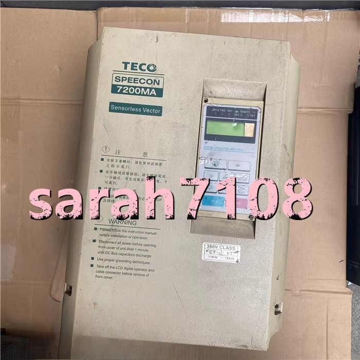 1PC USED TECO 7200MA inverter JNTPBGBB0020AZ– 15KW 380V #YY