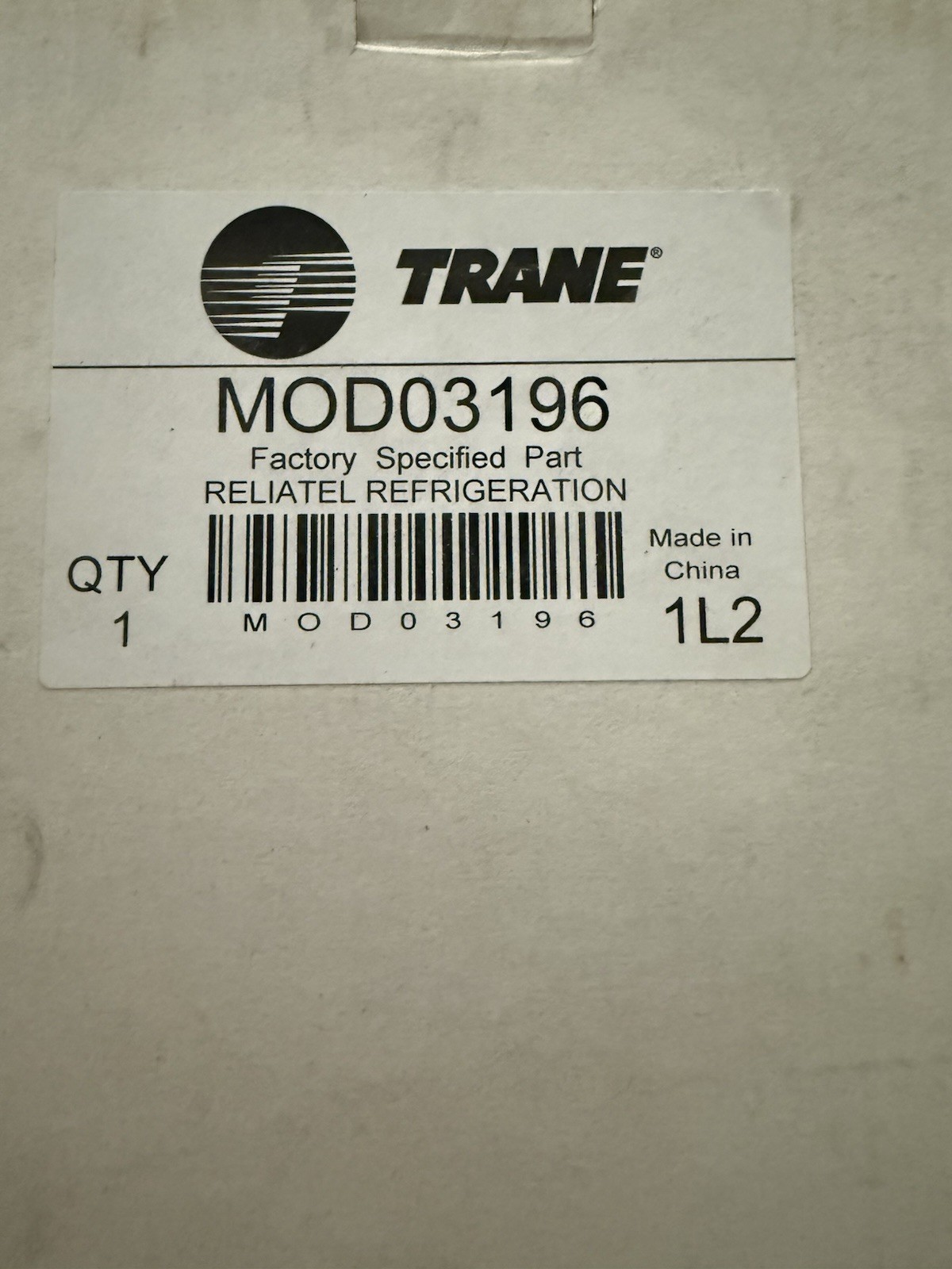 Trane MOD03196 ReliaTel Refrigeration Control Board Module