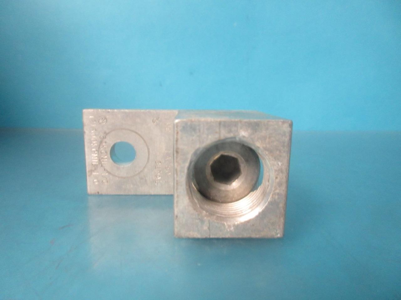 LOT OF 5 NEW CMC LA750-2 ALUMINUM SINGLE CONDUCTOR MECHANICAL LUG 750KCMIL-1/0