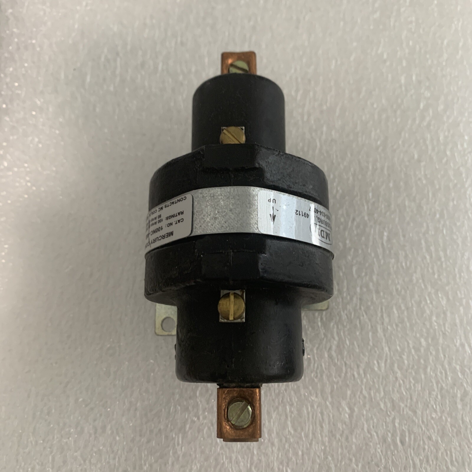 100NC-48D 48V MERCURY DISPLACEMENT CONTACTOR MDI (LOT OF 1)