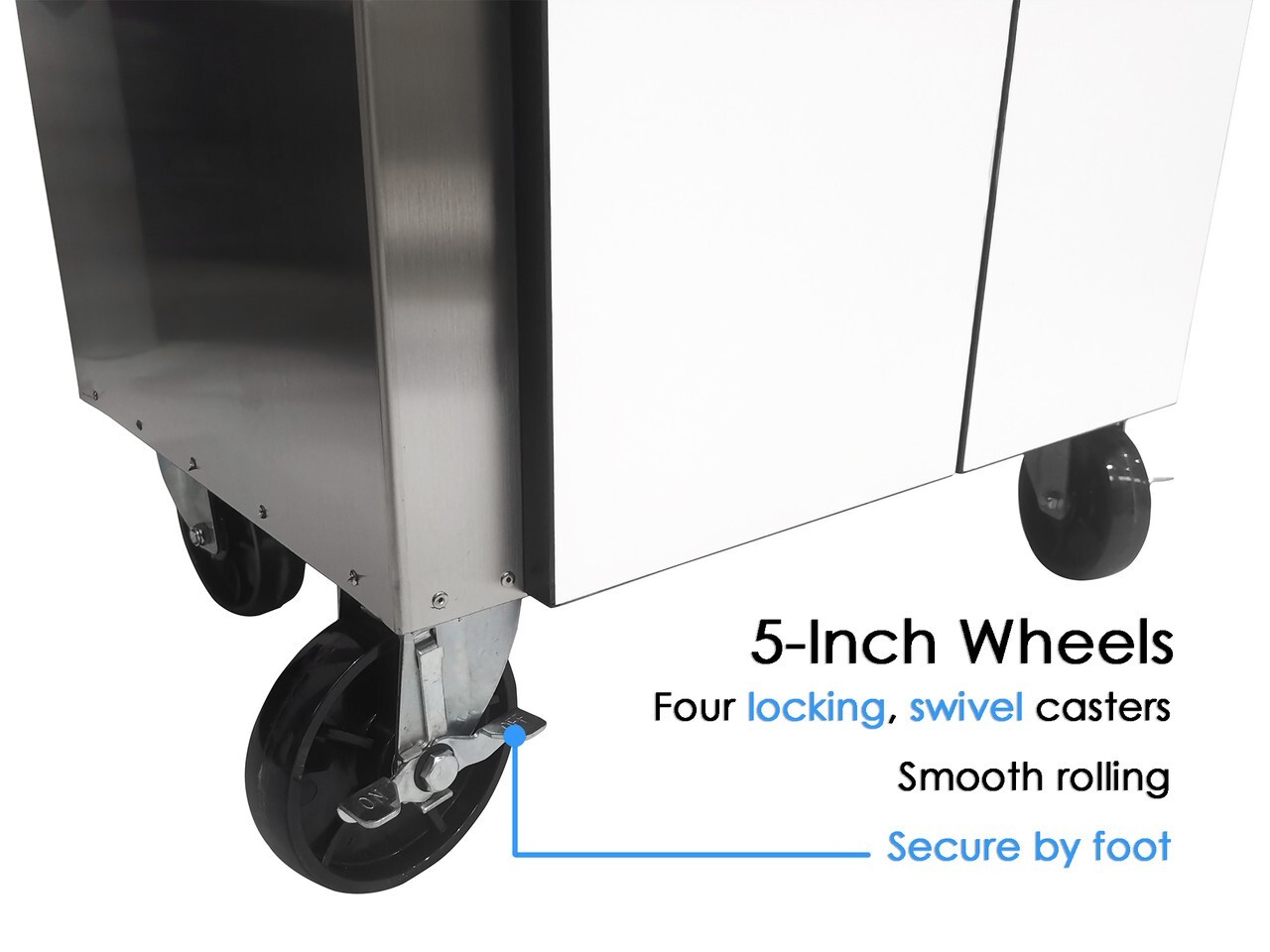 Portable Stainless Steel Sink Warewashing Station Hot/Cold Water & Splash Guard