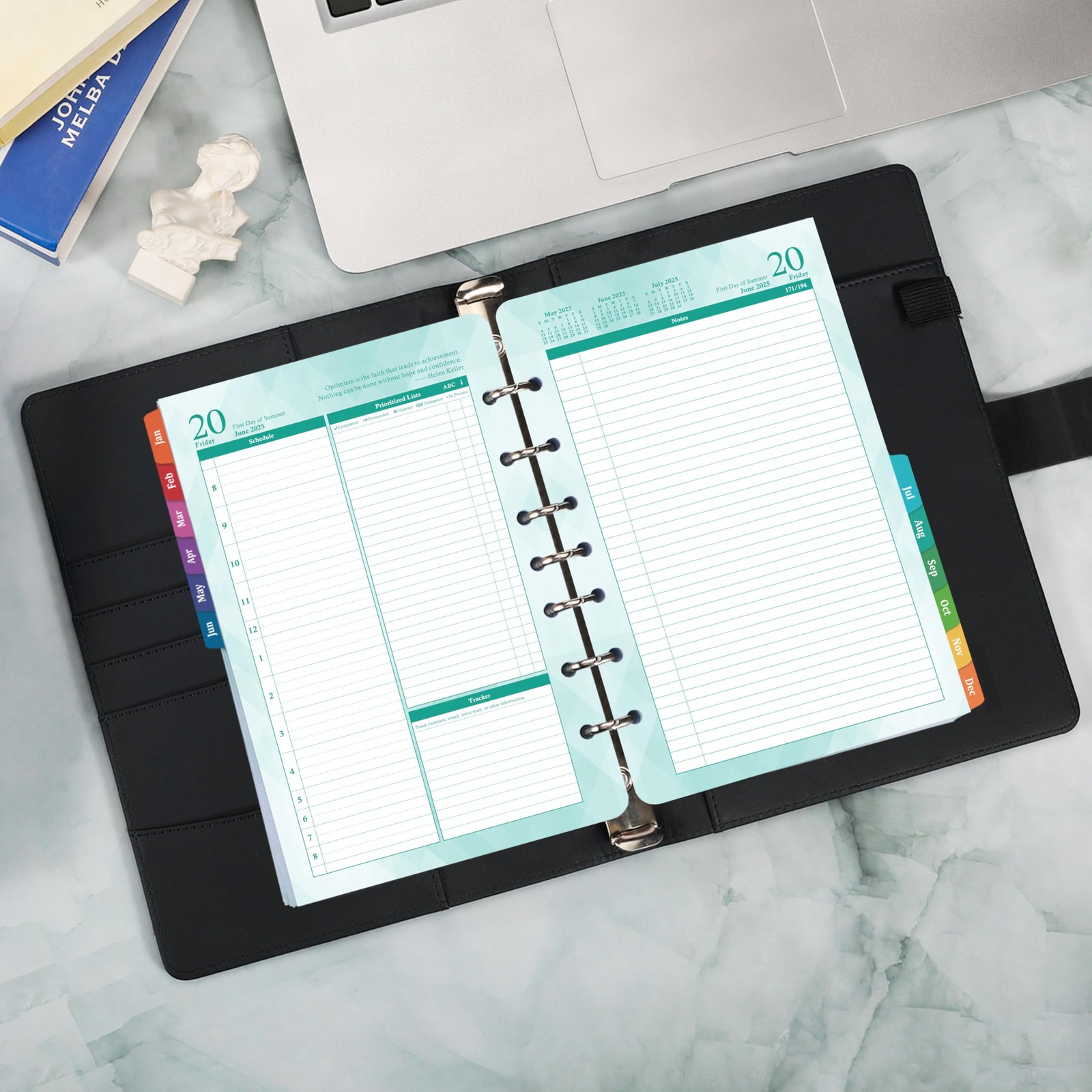 2026 Planner Refills – Jan.2026 – Dec.2026, Two Pages Per Day Daily ＆ Monthly…