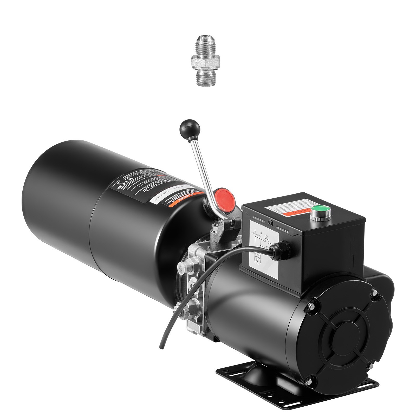 Uimoso Hydraulic Power Unit AC 220V 10 Quart Single Acting System