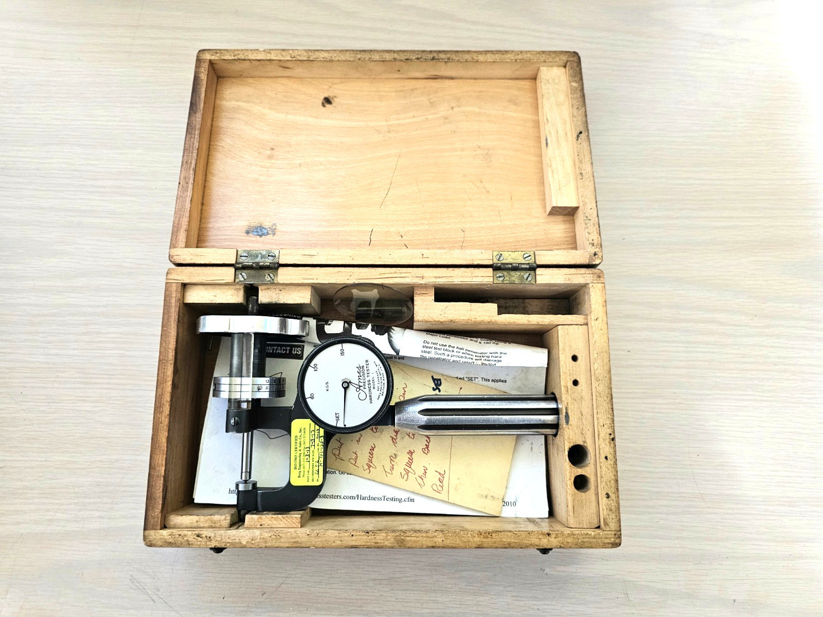 Ames Hardness Tester Model 1