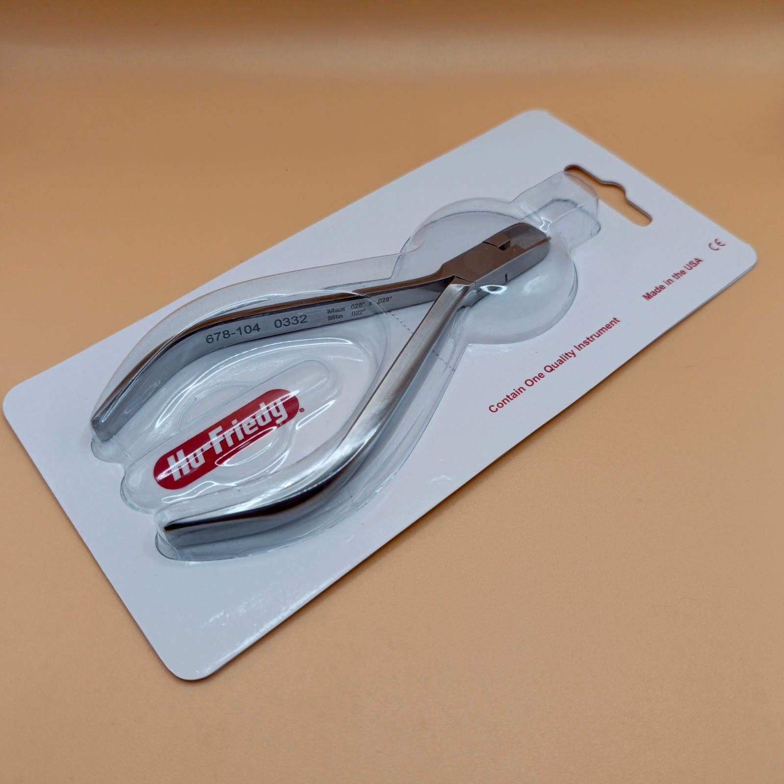HU FRIEDY Straight Hard Wire Cutter Orthodontic Pliers 678-104