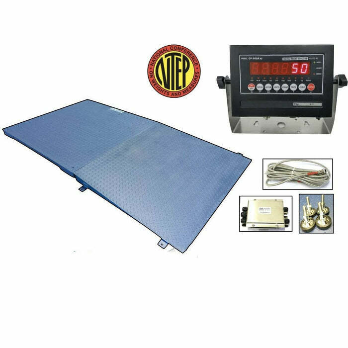 SellEton SL-800-5’x5′ (60″x60″) NTEP (Legal for Trade) Heavy Duty Floor Scale