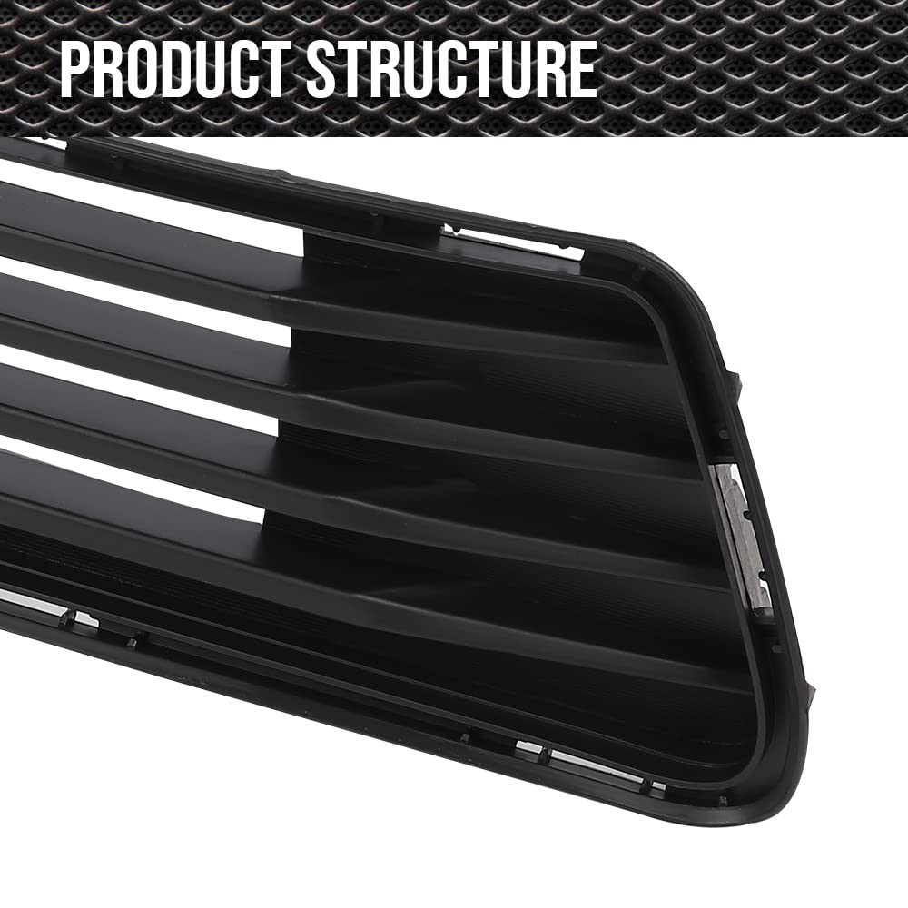 Front Bumper Lower Grille Insert Fog Hole Cover Toyota Camry 2012-2014 L&R Side